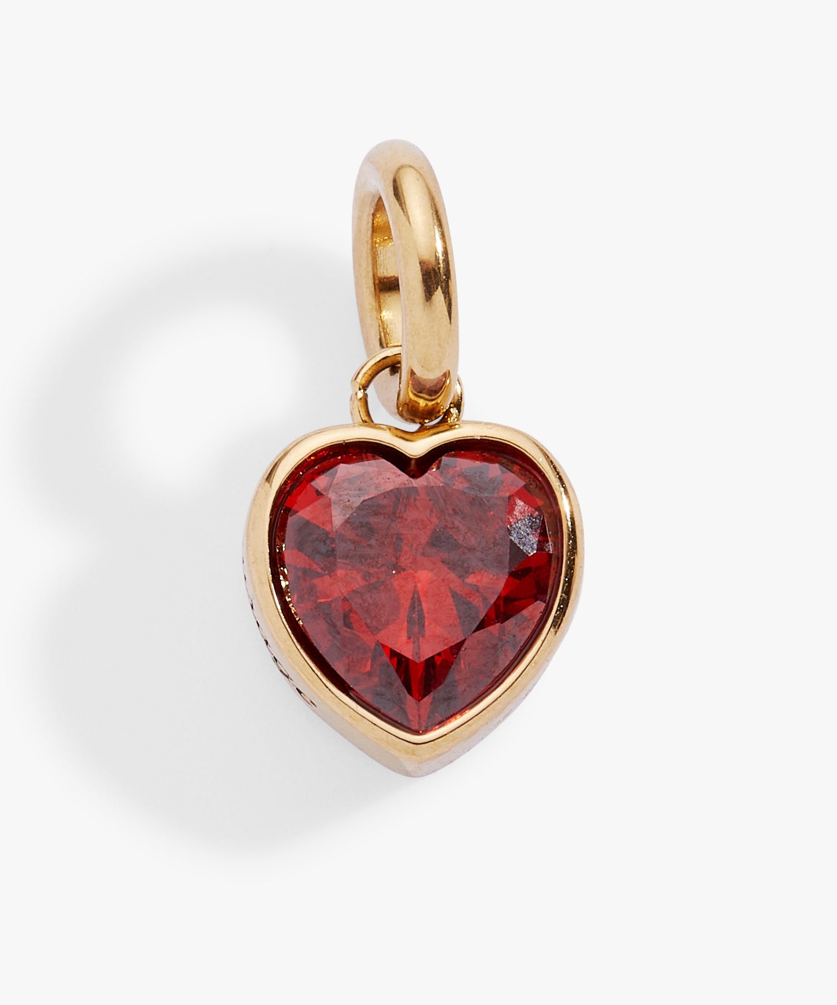 January 'Courage' Heart Birthstone Charm