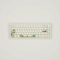 Japanese Crane Design Keycaps and Mechanical Keyboard