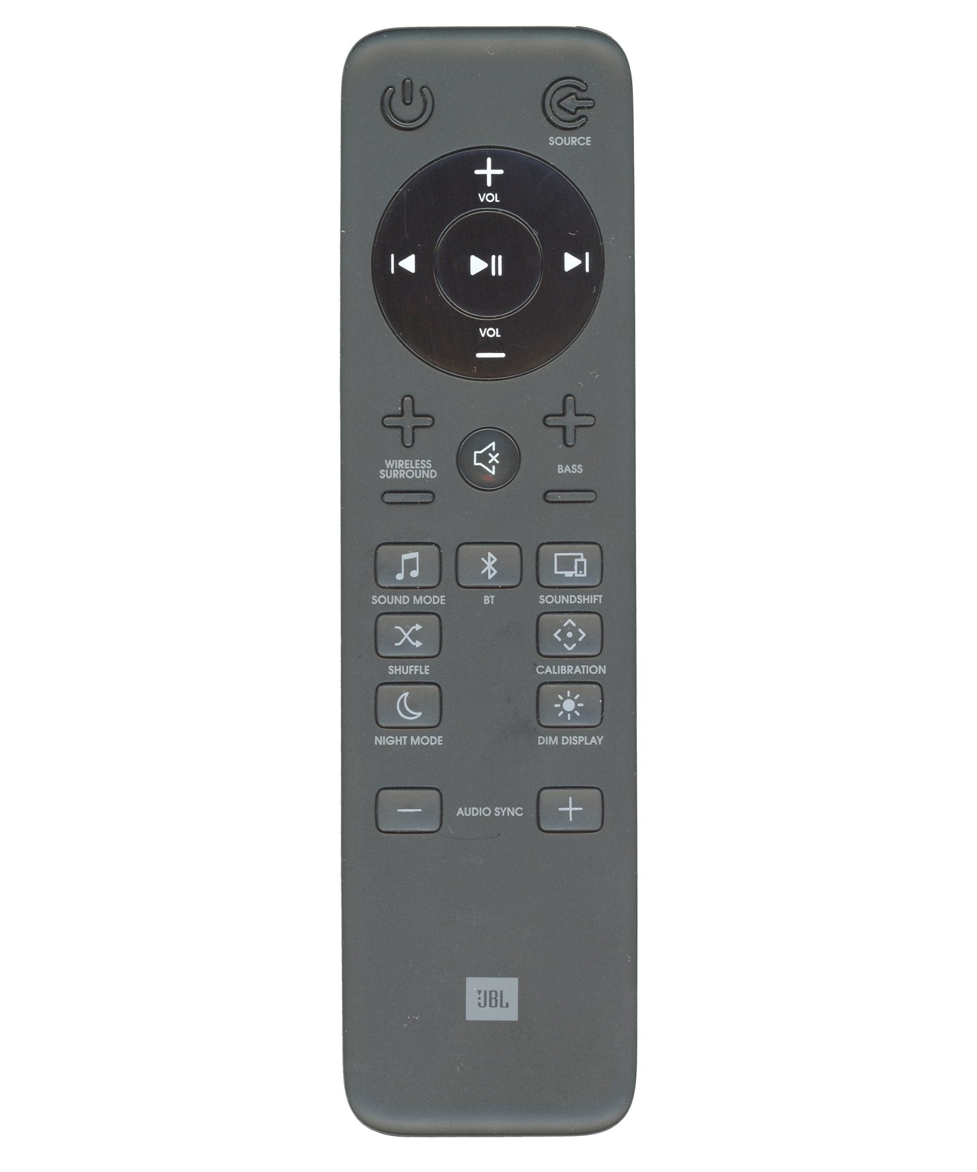 JBL WIR119001-4301 Sound Bar Remote Control for 2.1, 3.1, and 5.1