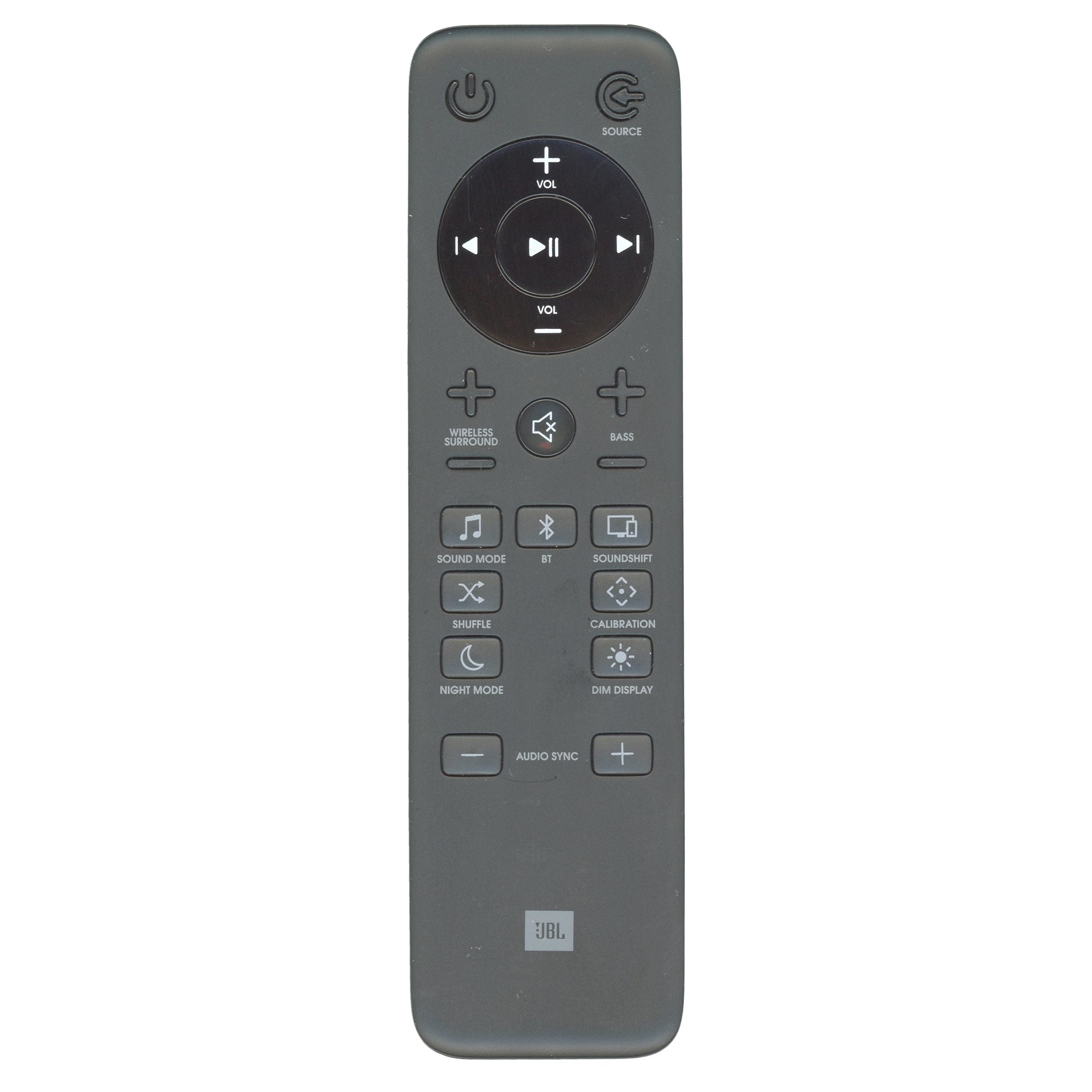 JBL WIR119001-4301 Sound Bar Remote Control for 2.1, 3.1, and 5.1