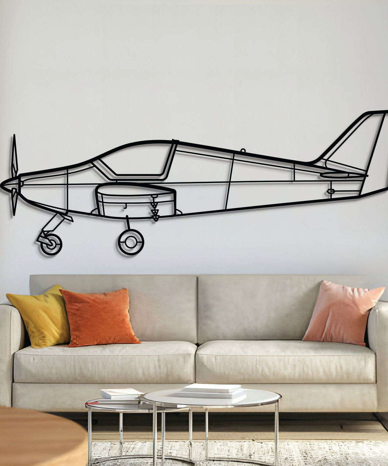 03 Loiret Metal Aircraft Wall Art - NCP0302