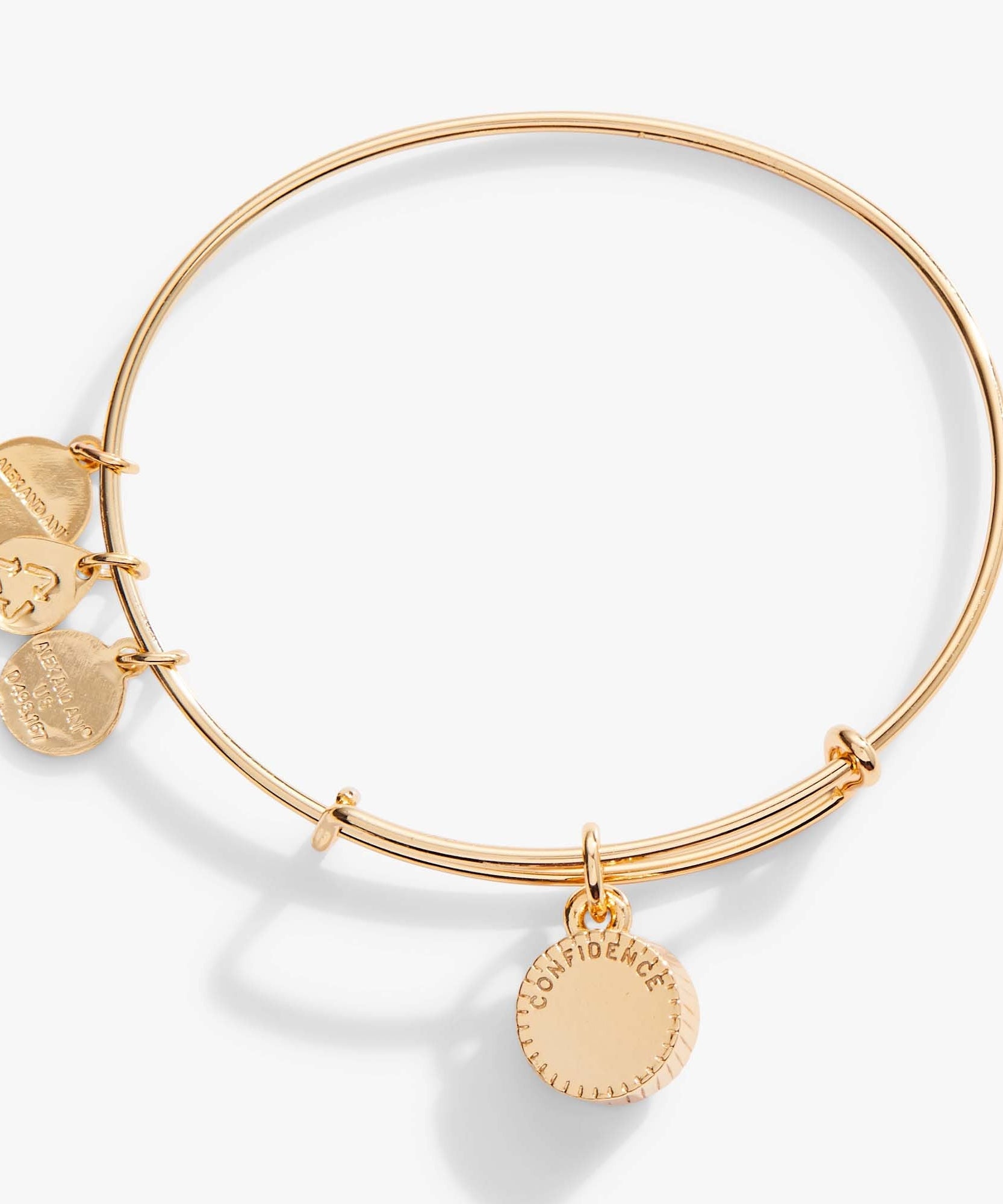 June Birthstone Charm Bangle, Light Amethyst
