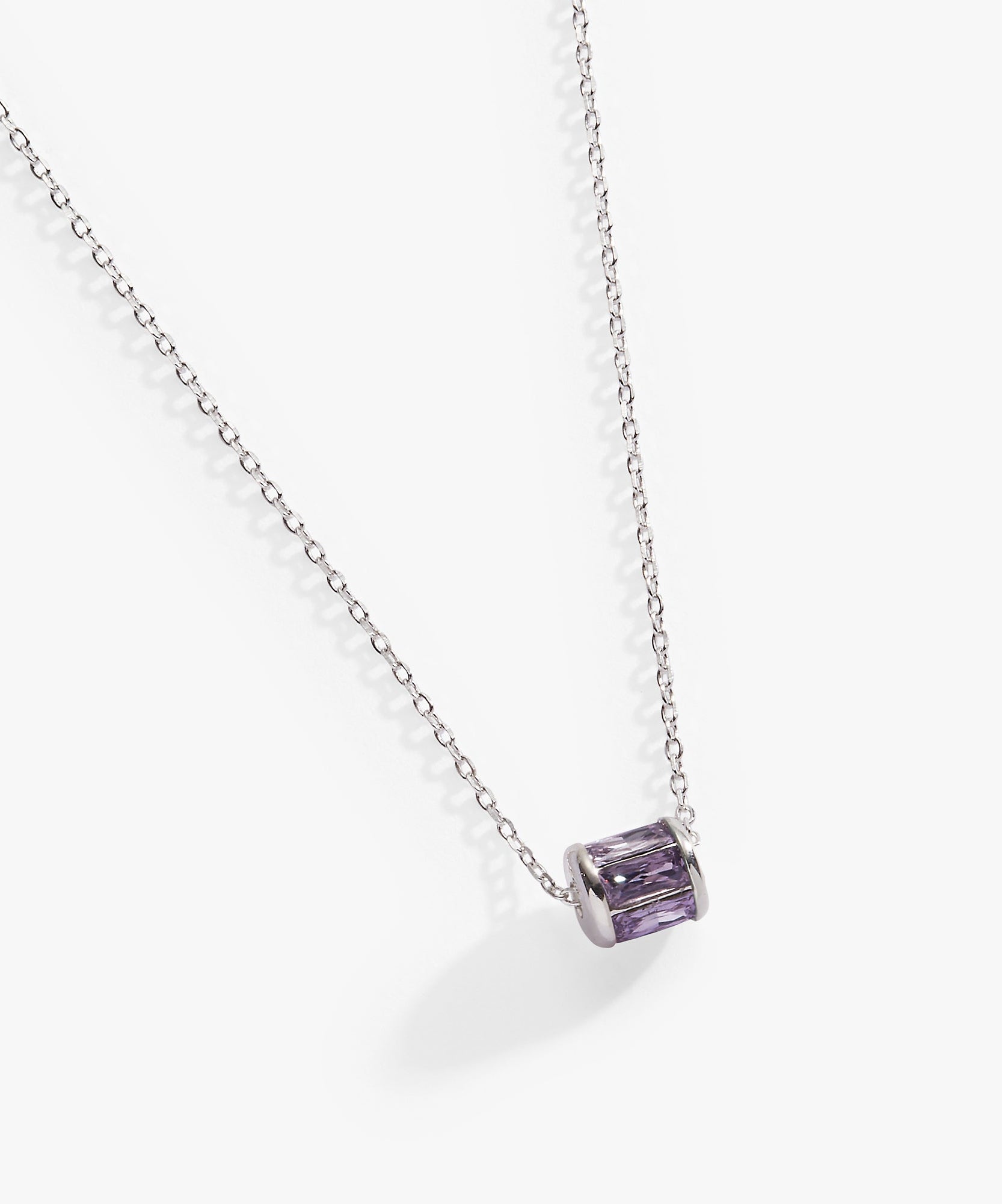 June Birthstone Precious Pendant Necklace