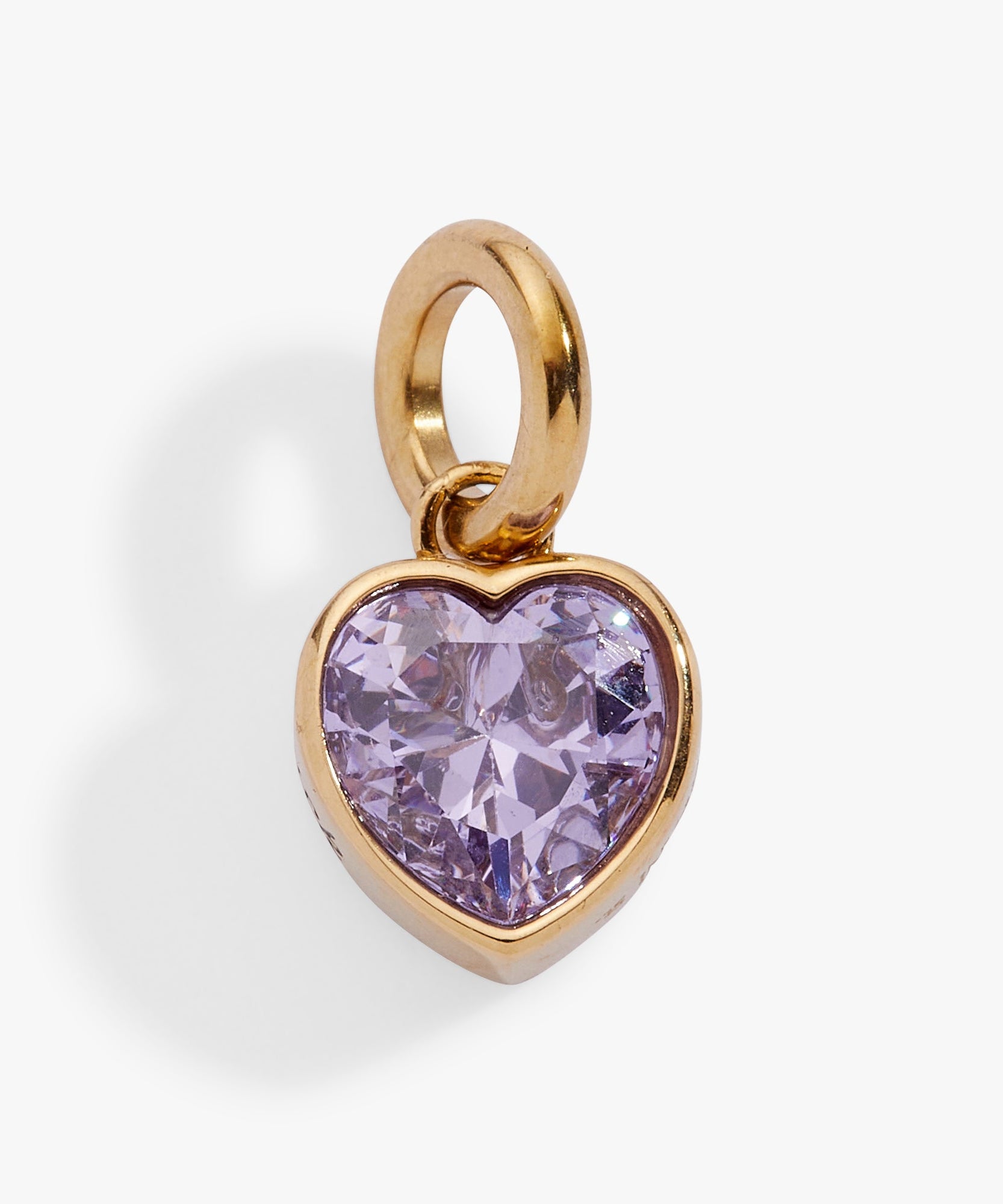 June 'Luck' Heart Birthstone Charm