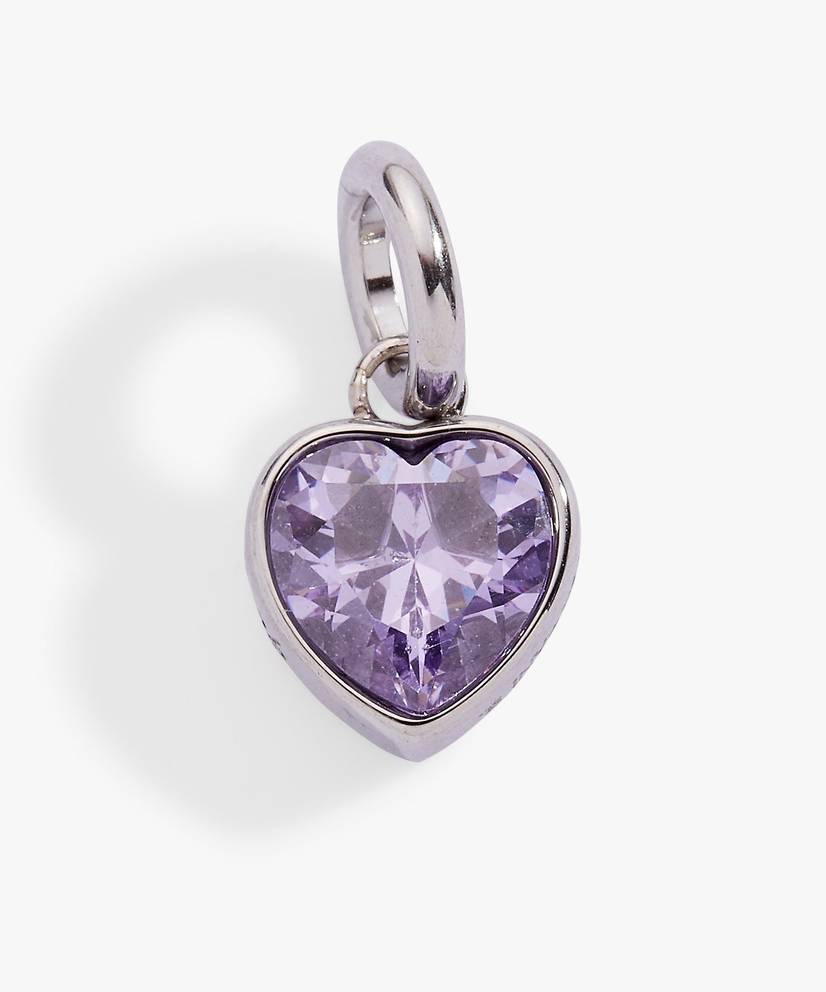 June 'Luck' Heart Birthstone Charm
