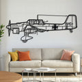 Stuka JU-87 Metal Aircraft Wall Art - NCP0138