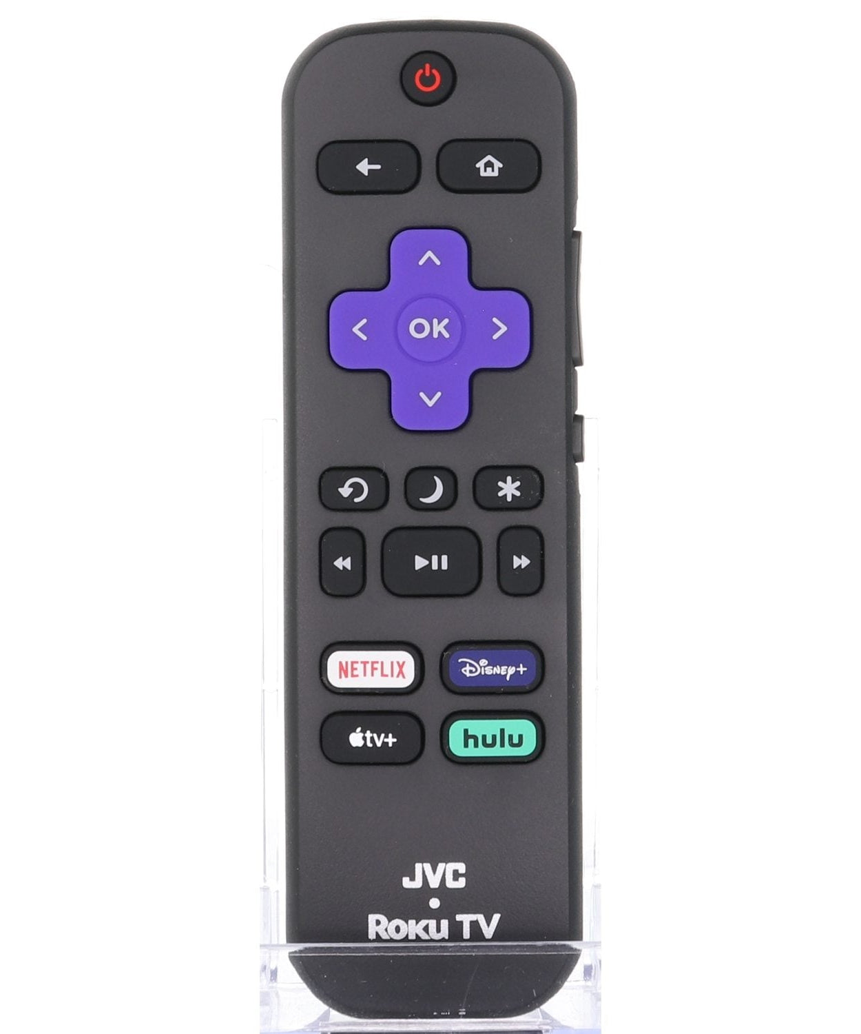 JVC RC-AFIR Roku TV Remote Control 2022 | Netflix | Disney+ | Apple TV+ | Hulu | IR - 3226001050