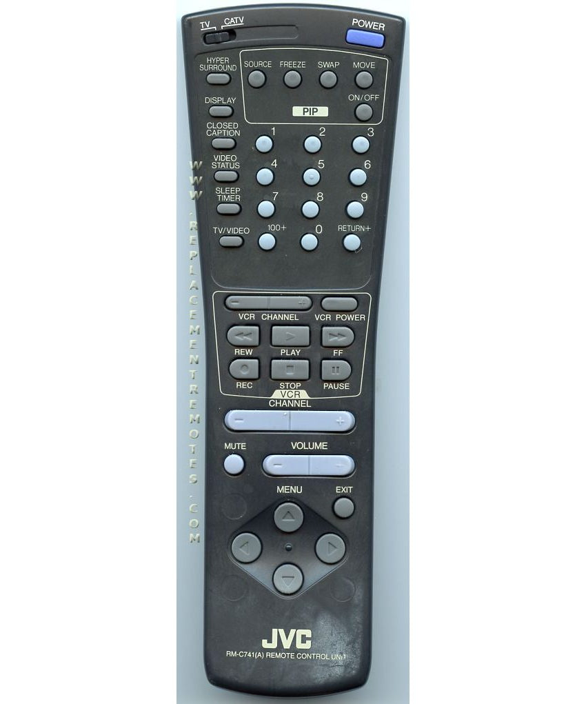 JVC RMC741 TV Remote Control