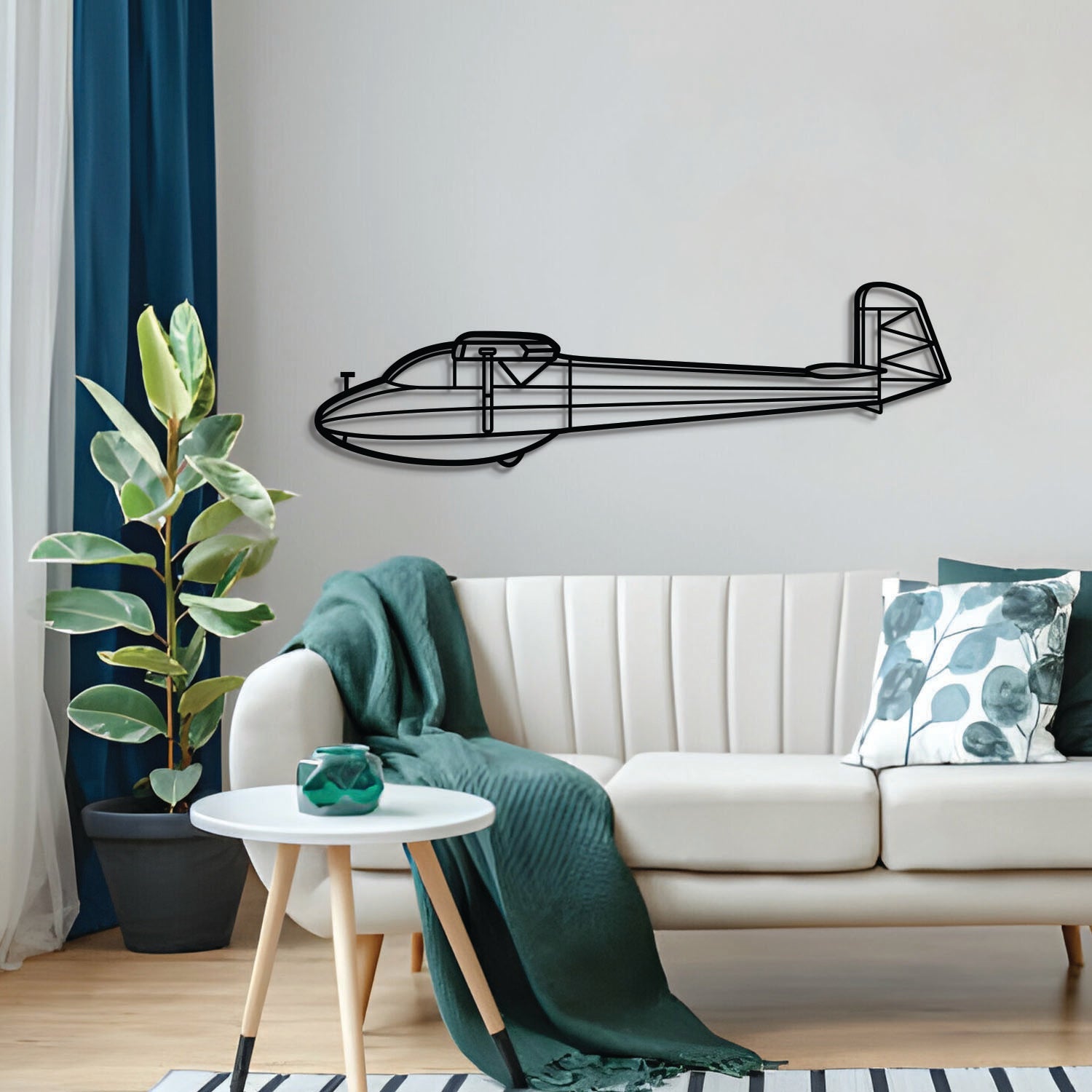KA-4 Metallflugzeug Wandkunst - NCP0573
