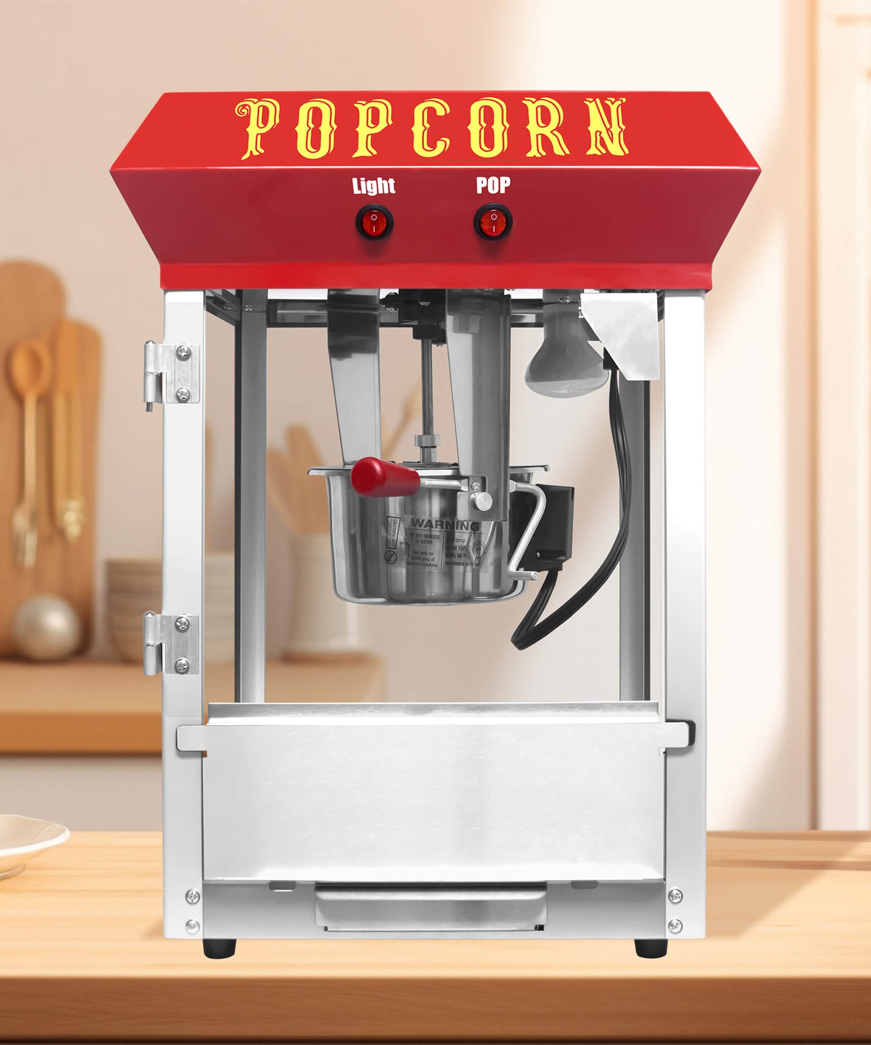 Kaitu Premium Commercial Bar Style 6-Ounce Popcorn Machine Maker (SAK84170)