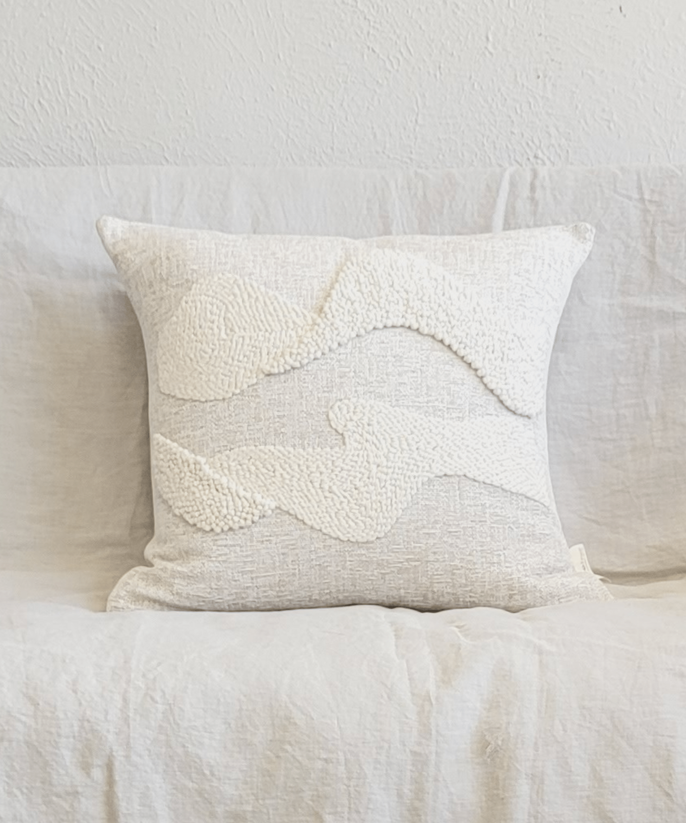 Karoo Cloud Eco-Cotton Throw Pillow