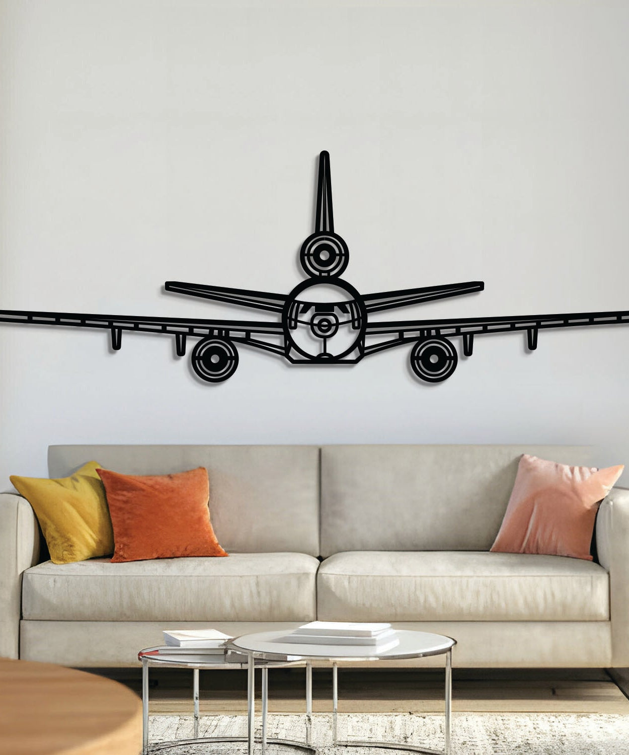 KC-10 Extender Front Metall Flugzeug Wandkunst - NCP0574