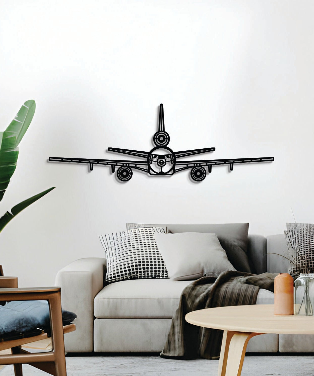 KC-10 Extender Front Metall Flugzeug Wandkunst - NCP0574