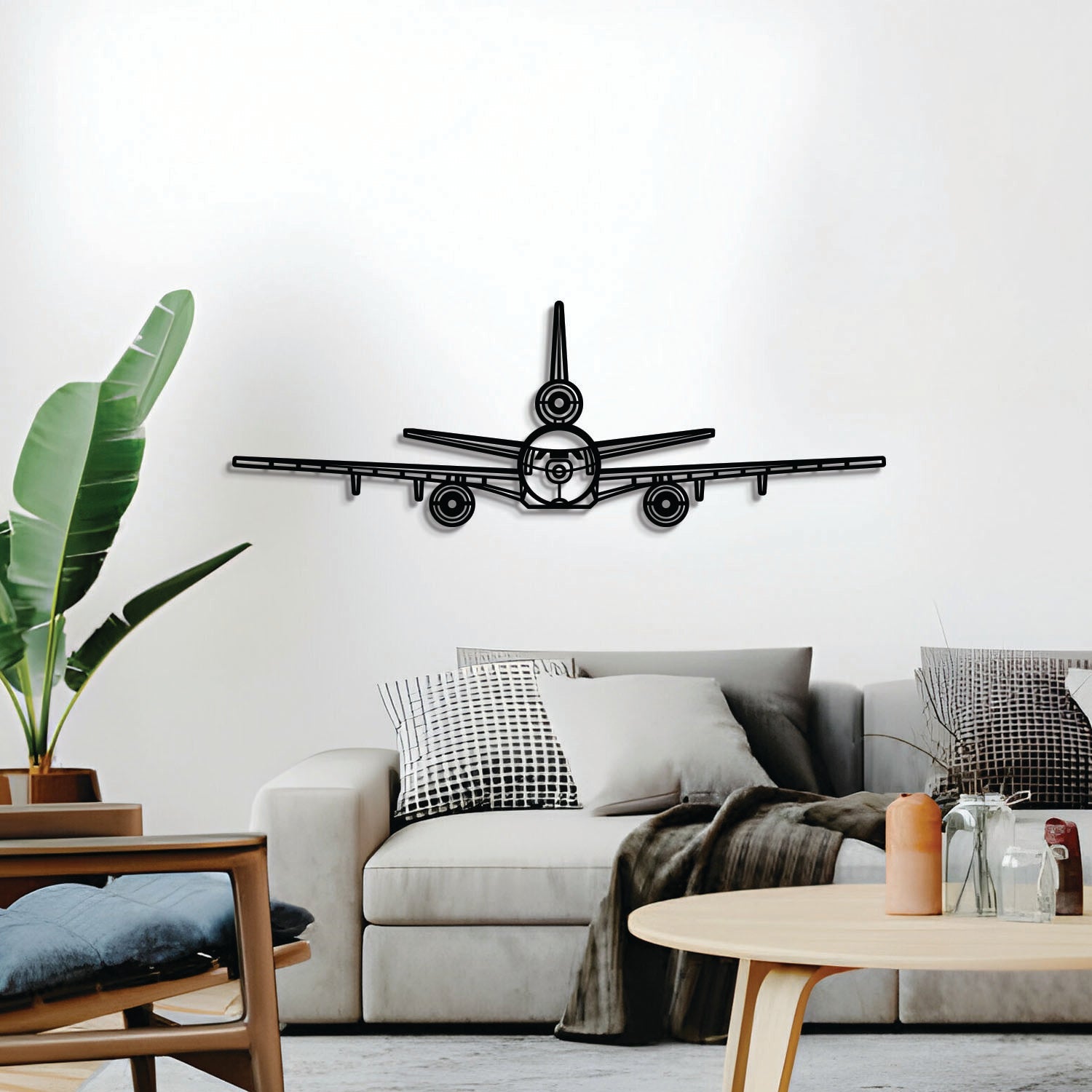 KC-10 Extender Front Metall Flugzeug Wandkunst - NCP0574