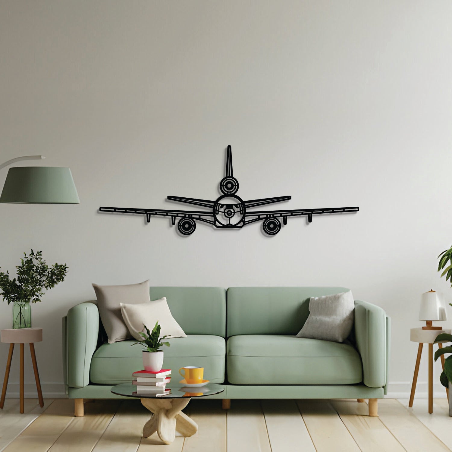KC-10 Extender Front Metall Flugzeug Wandkunst - NCP0574