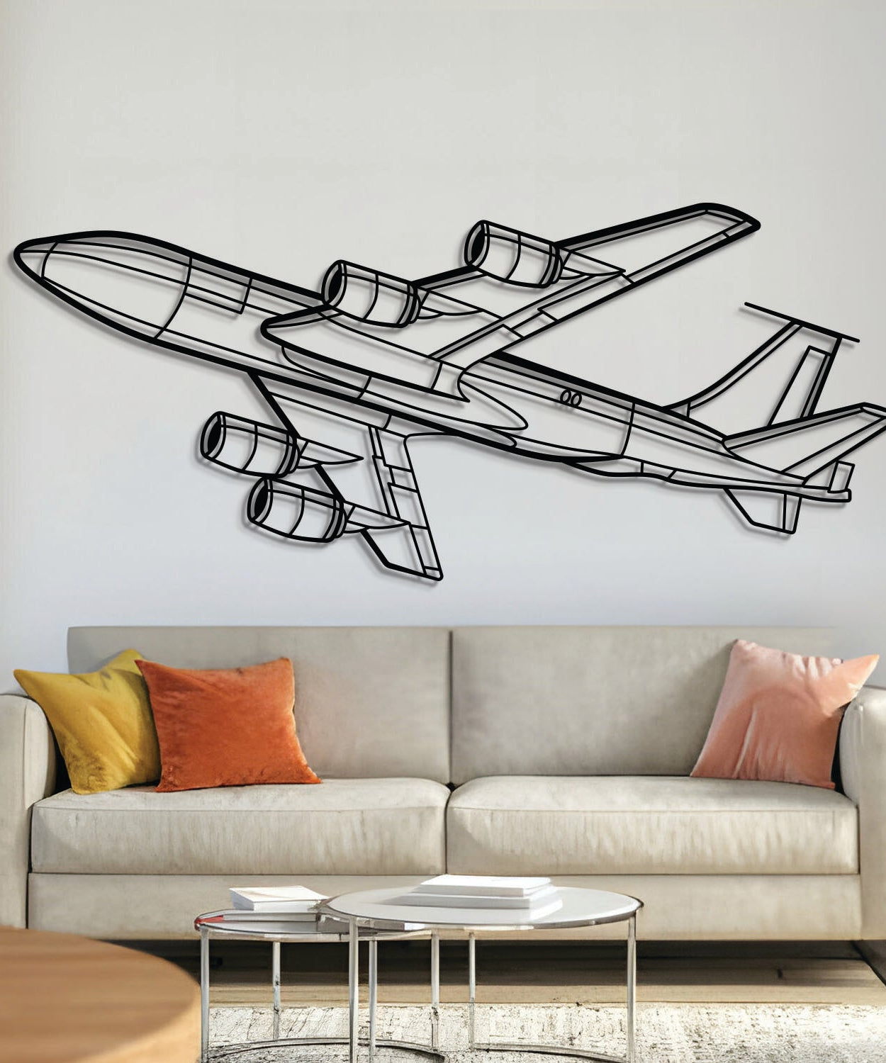 KC-135R Stratotanker Winkel-Metall-Flugzeug Wandkunst - NCP0431