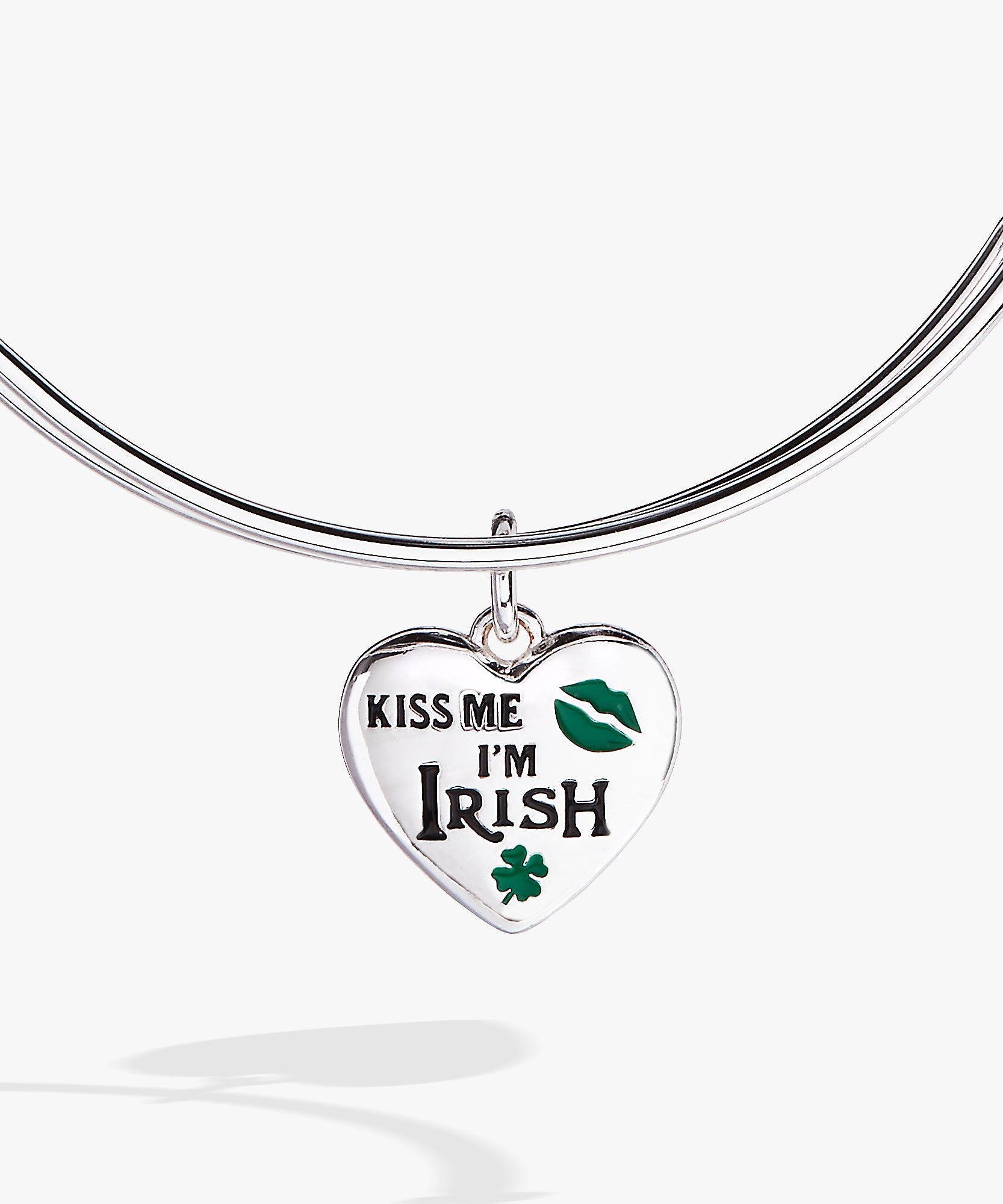 “Kiss Me I’m Irish” Charm Bangle