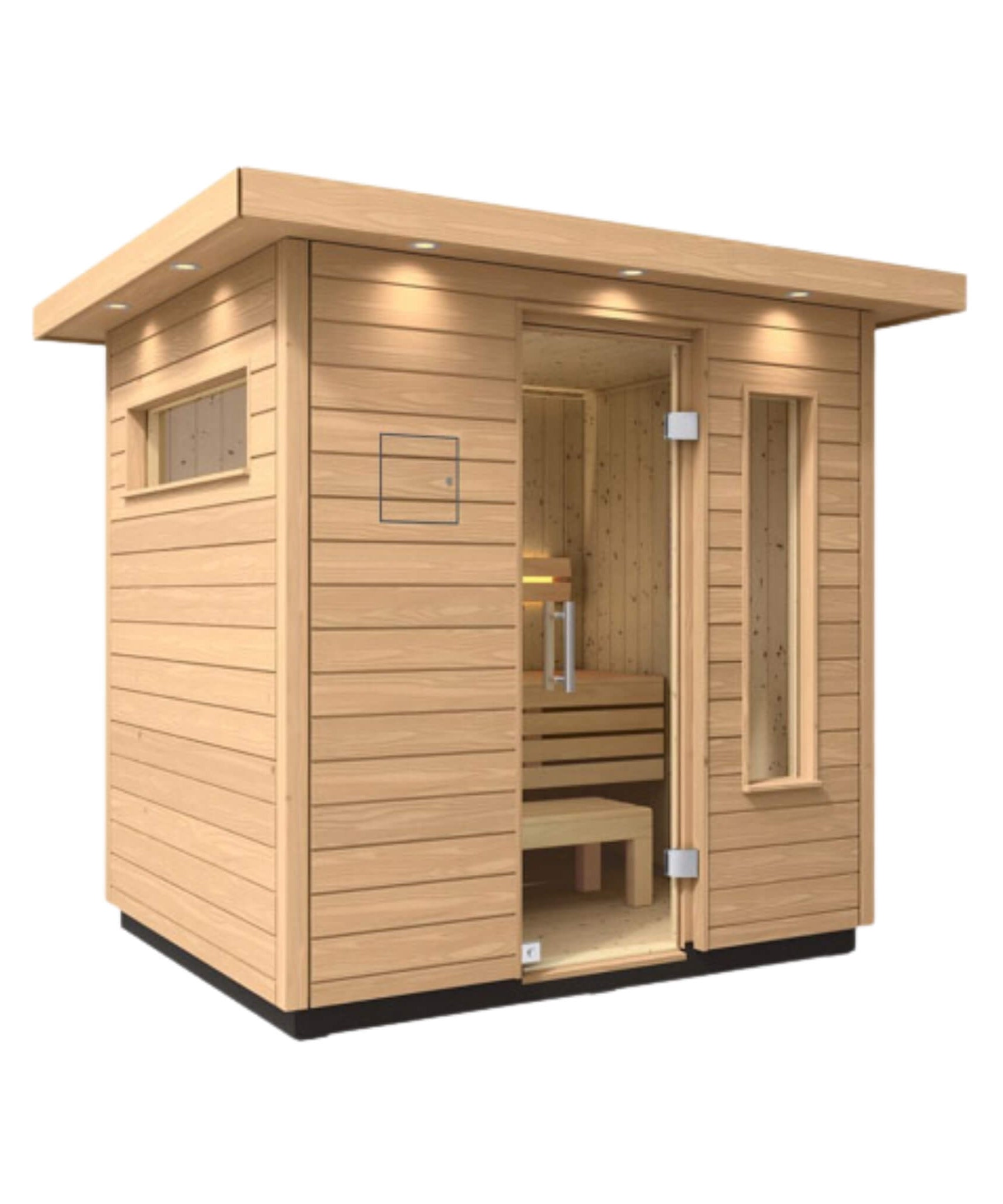 Kohler C2 Outdoor Douglas Fir Scandinavian Spruce Sauna Kit (SAK25973)