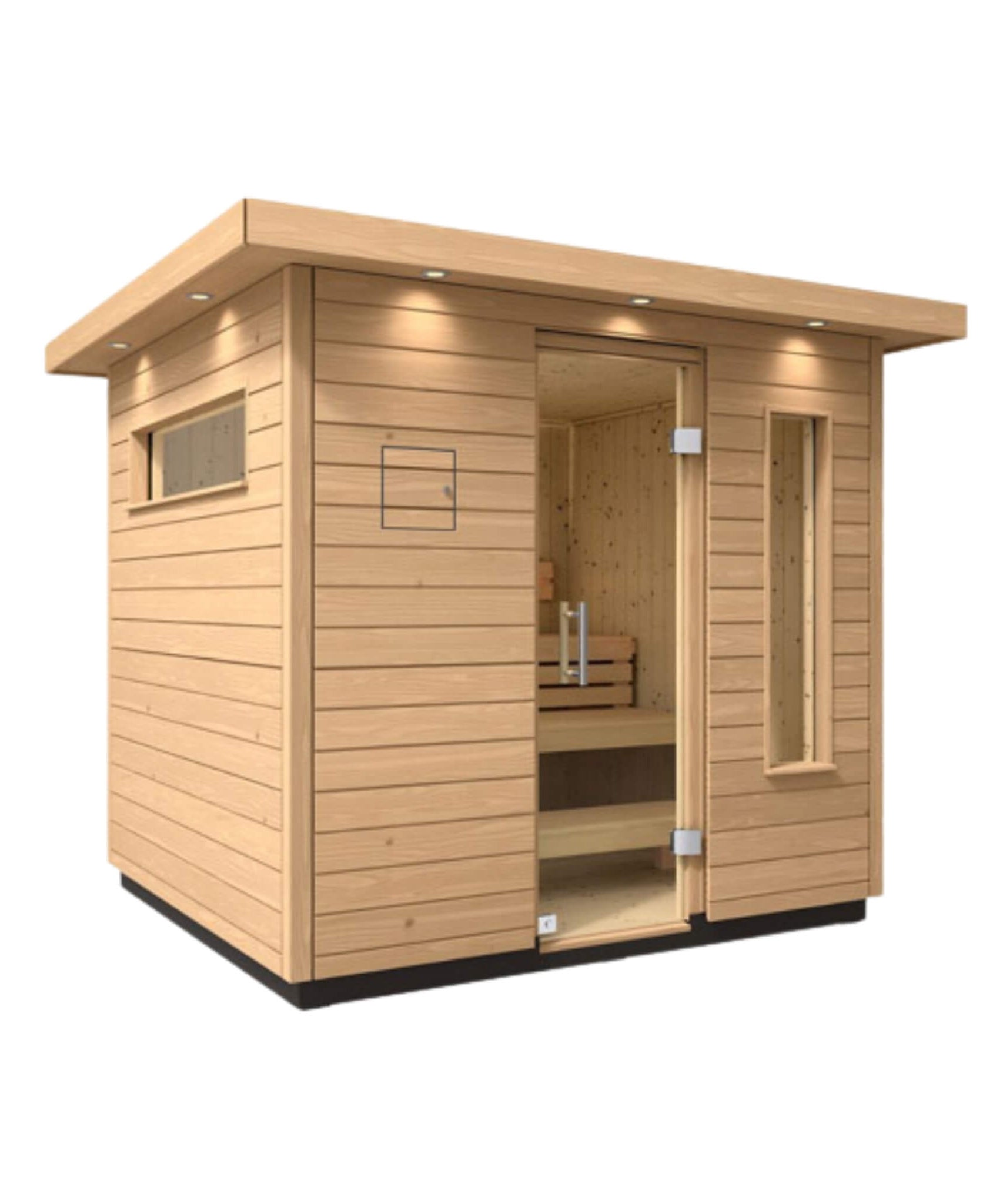 Kohler C2 Outdoor Douglas Fir Scandinavian Spruce Sauna Kit (SAK25973)