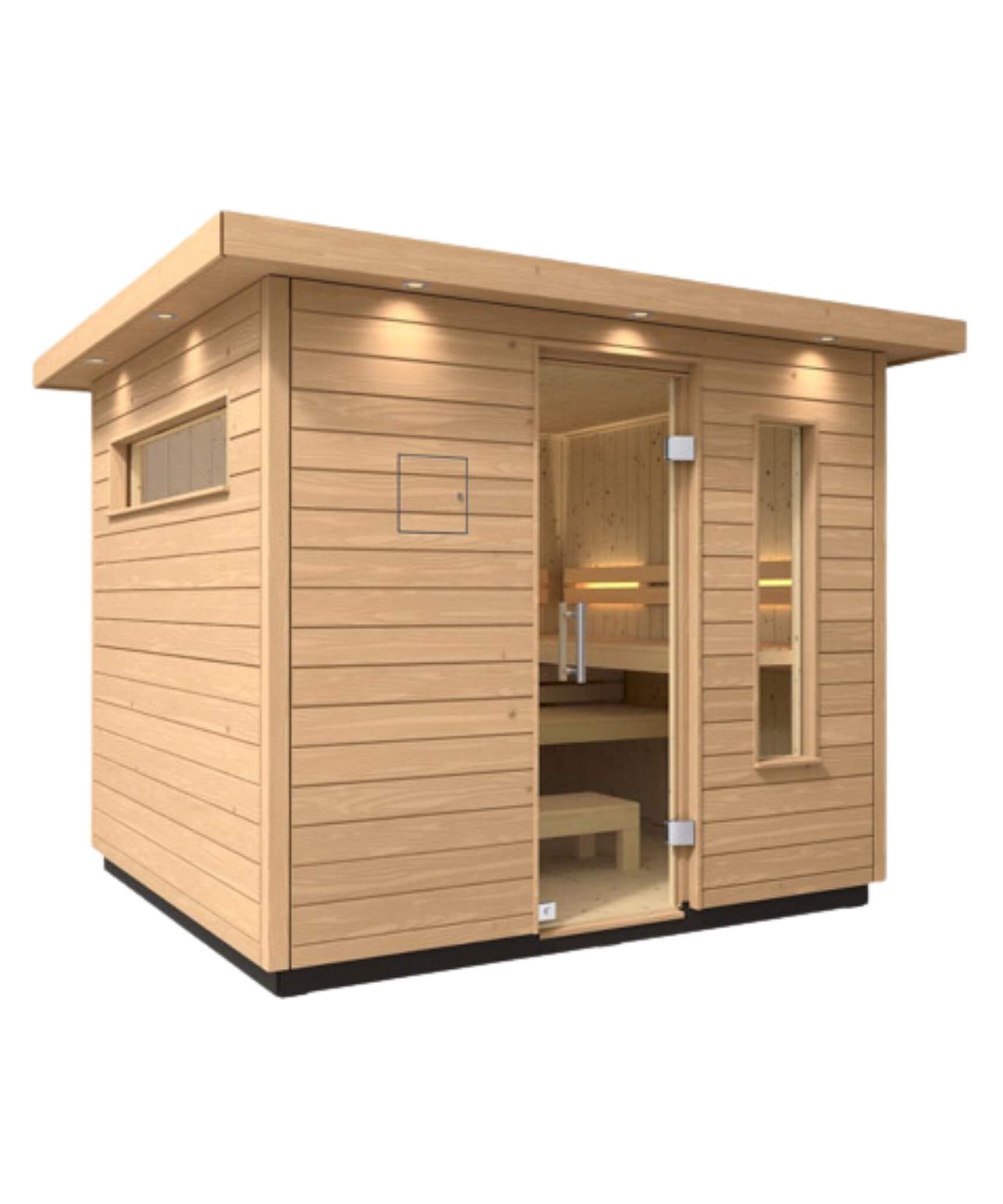 Kohler C2 Outdoor Douglas Fir Scandinavian Spruce Sauna Kit (SAK25973)