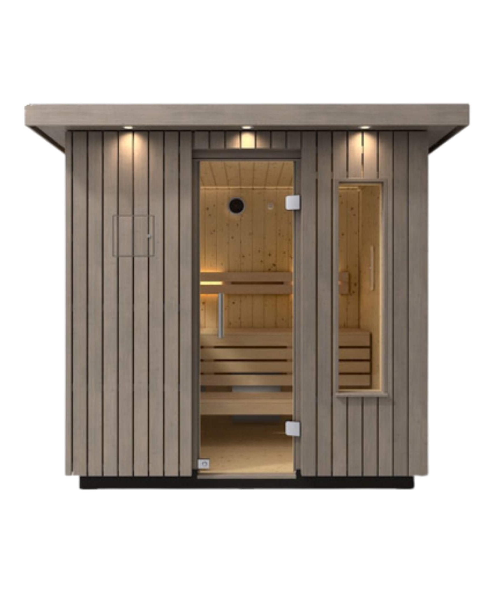 Kohler C2 Outdoor Weathered Gray Spruce Sauna Kit (SAK39184)