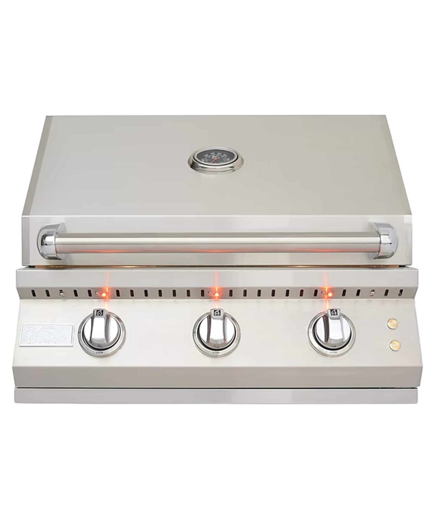 KoKoMo 26-Inch Premium 45K BTU Elite Built-In Gas Grill [KO-ELITE-3BG] (SAK82946)