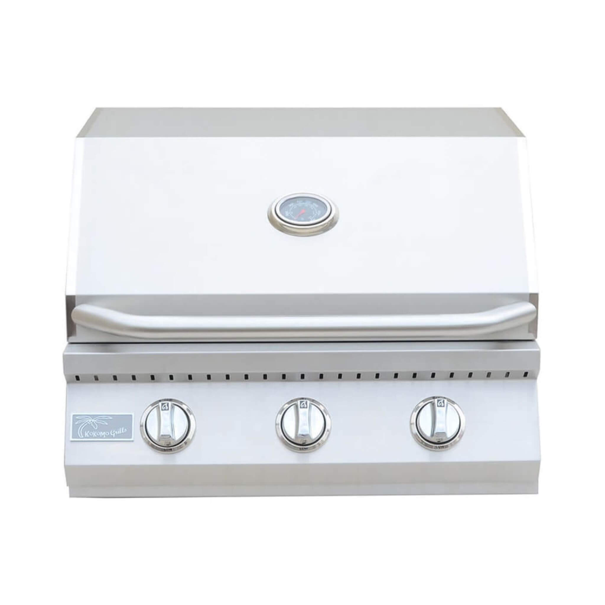 KoKoMo Grills 26-Inch Premium 36K BTU LP/NG 3 Burner Built-In Stainless Steel Gas Grill (SAK82173)