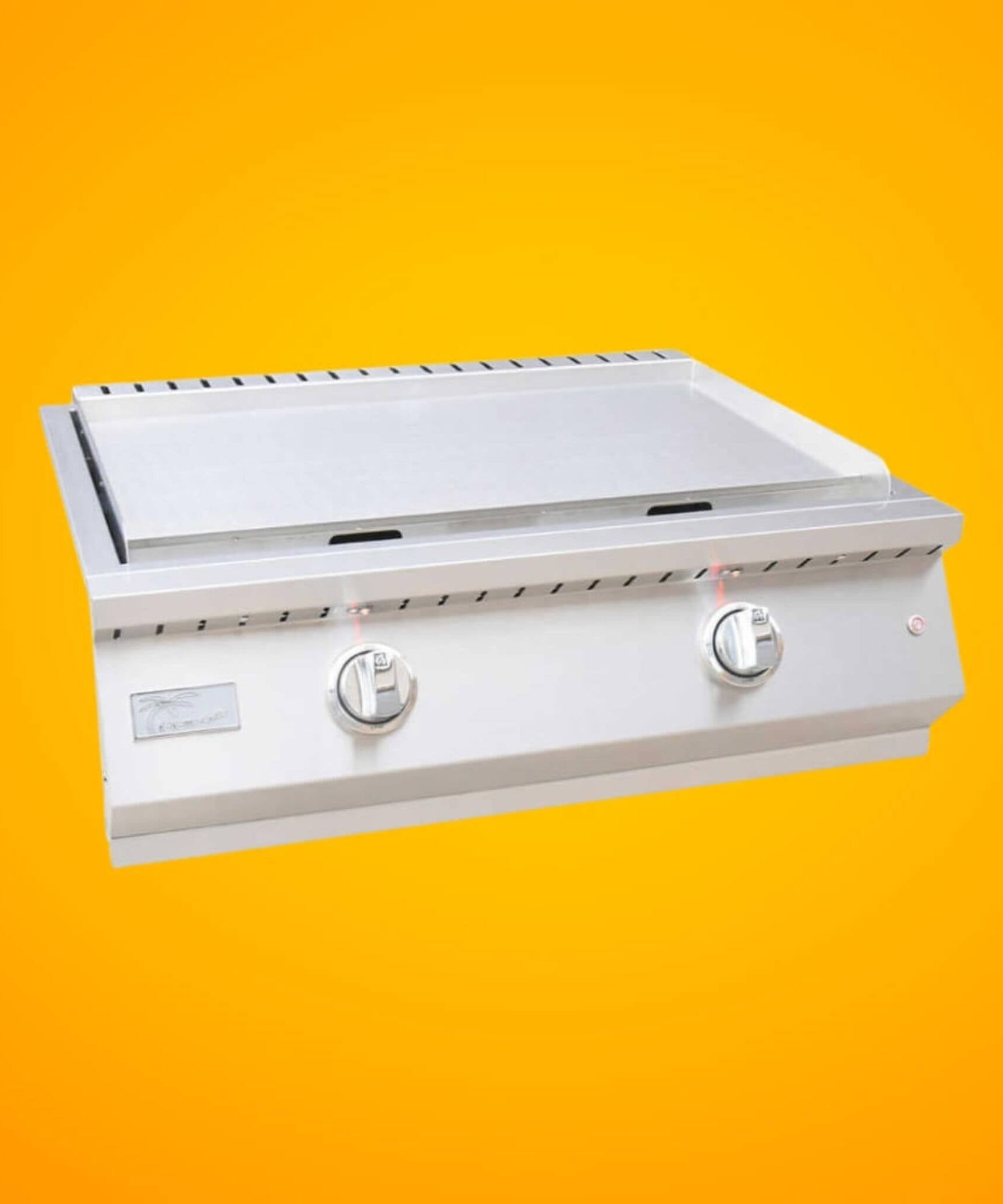 KoKoMo Grills 30-Inch Professional 36K BTU Griddle Outdoor Kitchen Flat Grill With Illuminated Control Knobs (SAK28914)