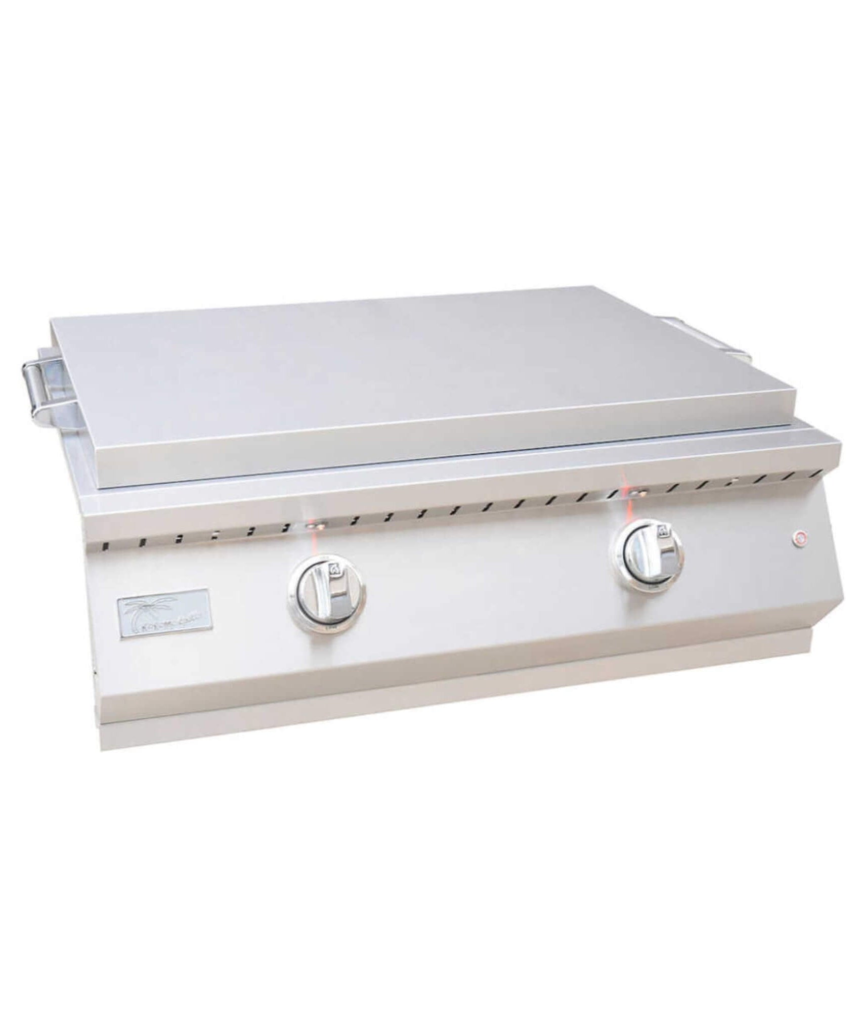 KoKoMo Grills 30-Inch Professional 36K BTU Griddle Outdoor Kitchen Flat Grill With Illuminated Control Knobs (SAK28914)