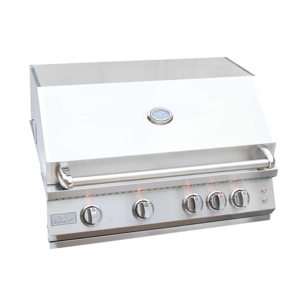 KoKoMo Grills 32-Inch Professional 72K BTU LP/NG 4 Burner Built-In Stainless Steel Gas Grill (SAK48170)