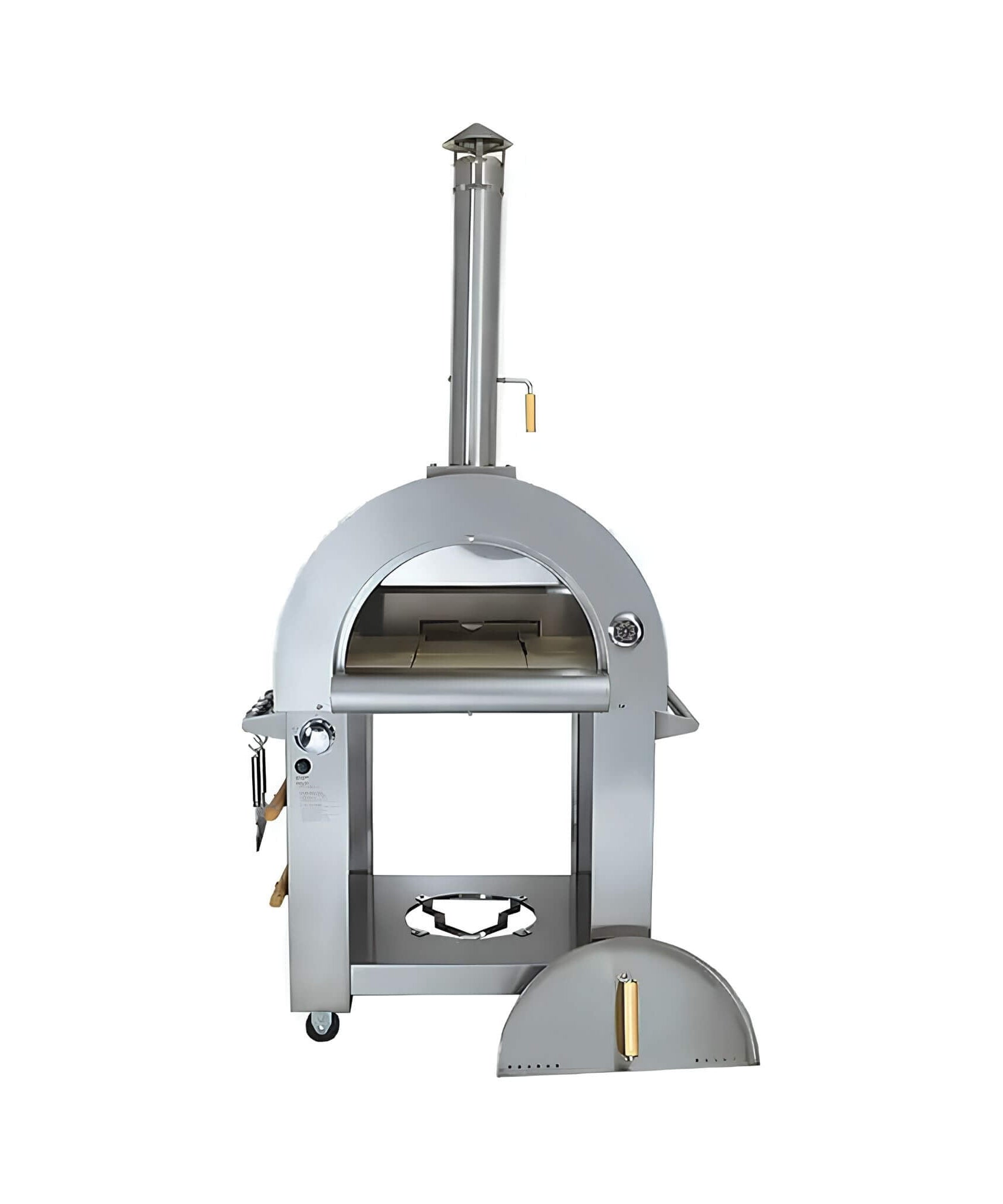 KoKoMo Grills Premium 32-Inch Stainless Steel Dual Fuel Gas Or Wood Fired Pizza Oven [KO-PIZZAOVEN] (SAK14753)