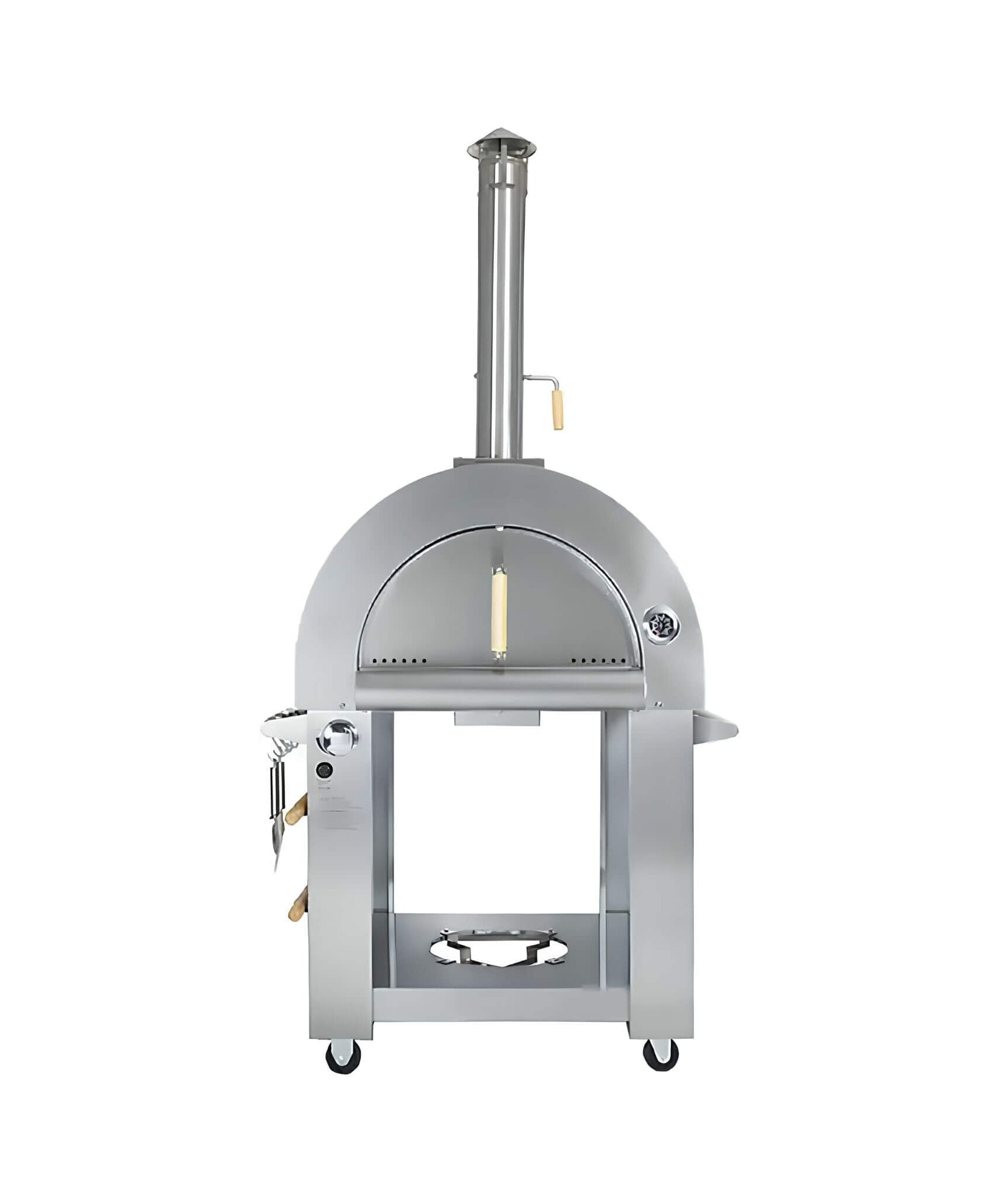 KoKoMo Grills Premium 32-Inch Stainless Steel Dual Fuel Gas Or Wood Fired Pizza Oven [KO-PIZZAOVEN] (SAK14753)
