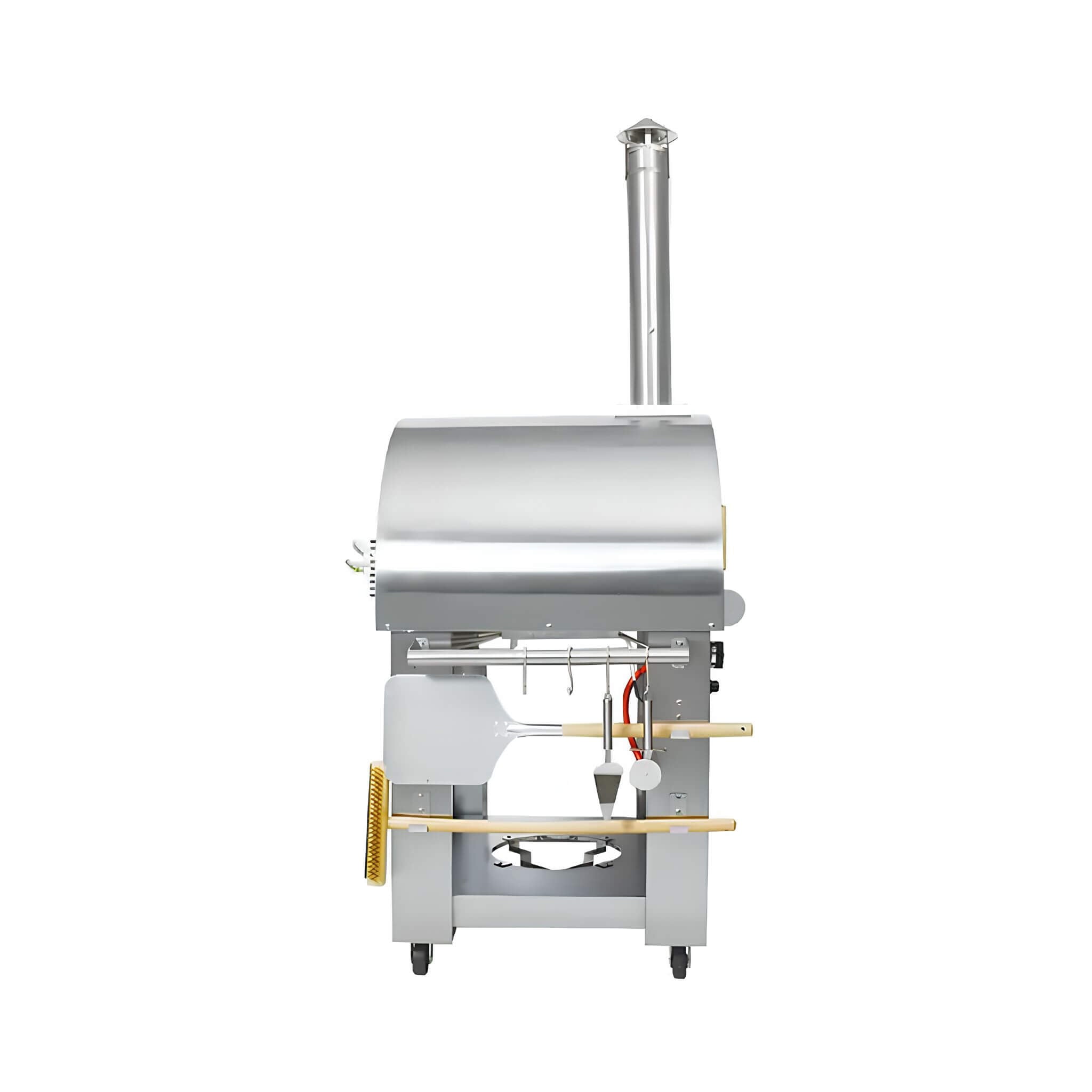 KoKoMo Grills Premium 32-Inch Stainless Steel Dual Fuel Gas Or Wood Fired Pizza Oven [KO-PIZZAOVEN] (SAK14753)