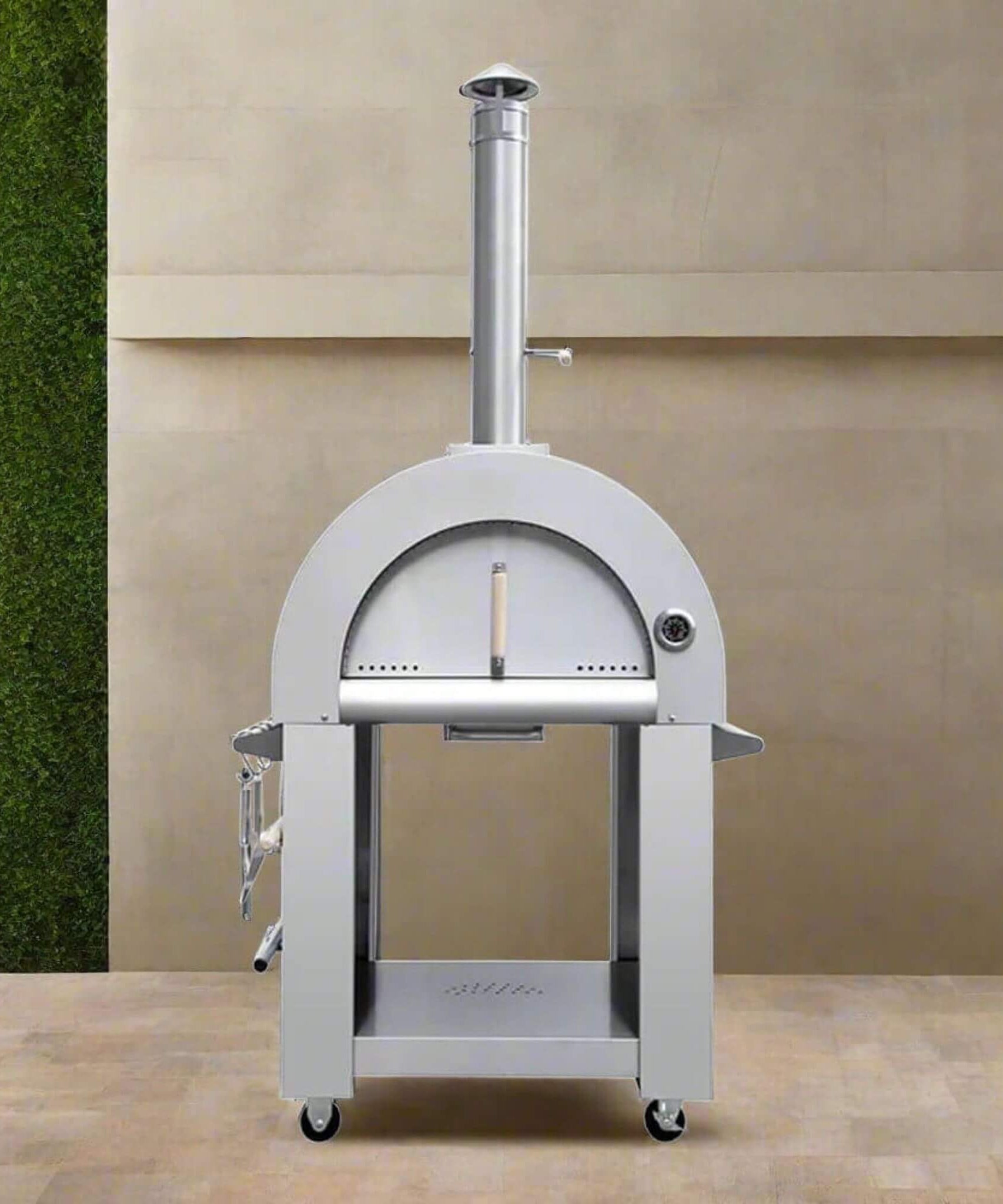 KoKoMo Grills Premium 32-Inch Stainless Steel Wood Fired Pizza Oven [KO-PIZZAOVEN] (SAK92618)