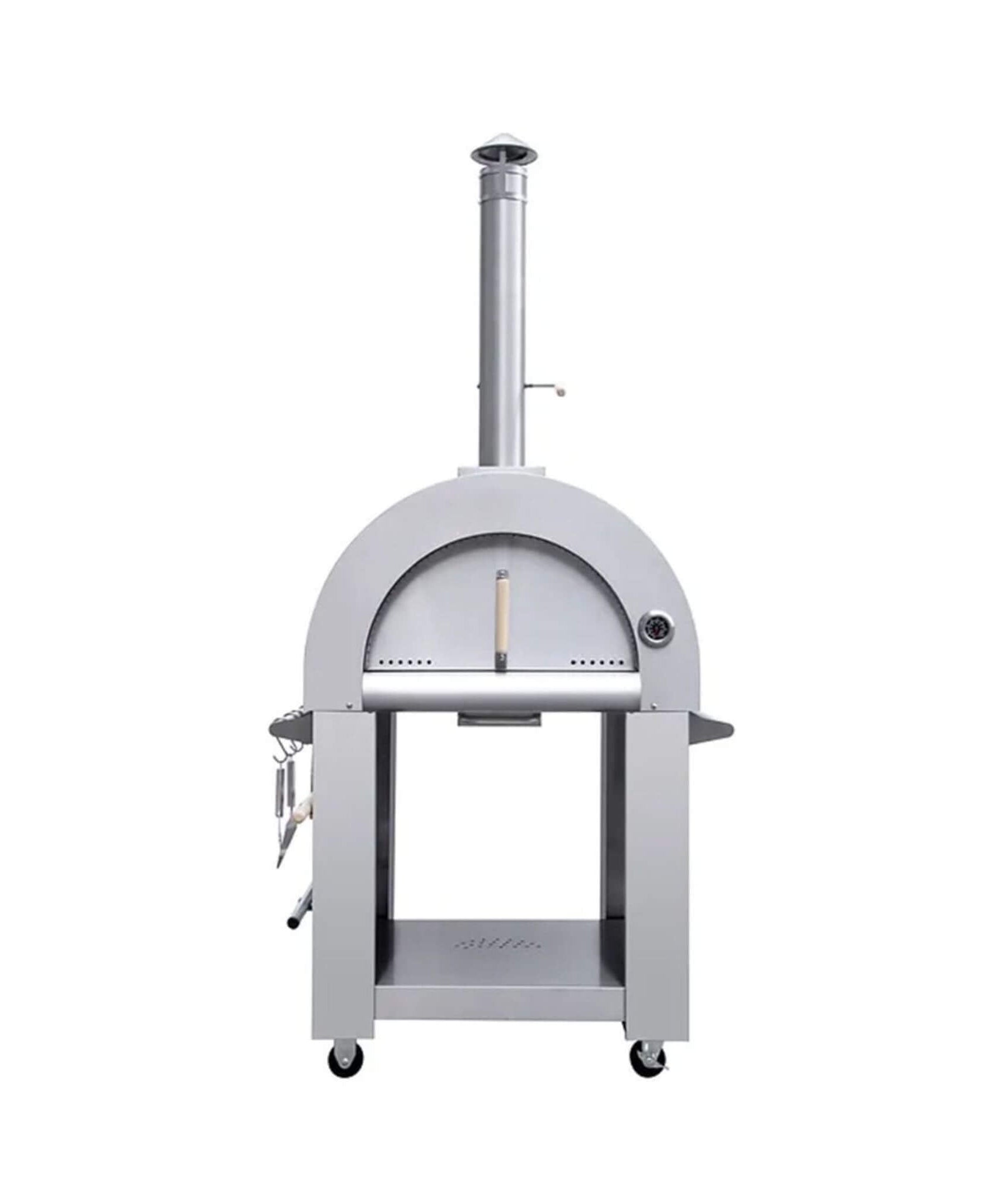 KoKoMo Grills Premium 32-Inch Stainless Steel Wood Fired Pizza Oven [KO-PIZZAOVEN] (SAK92618)