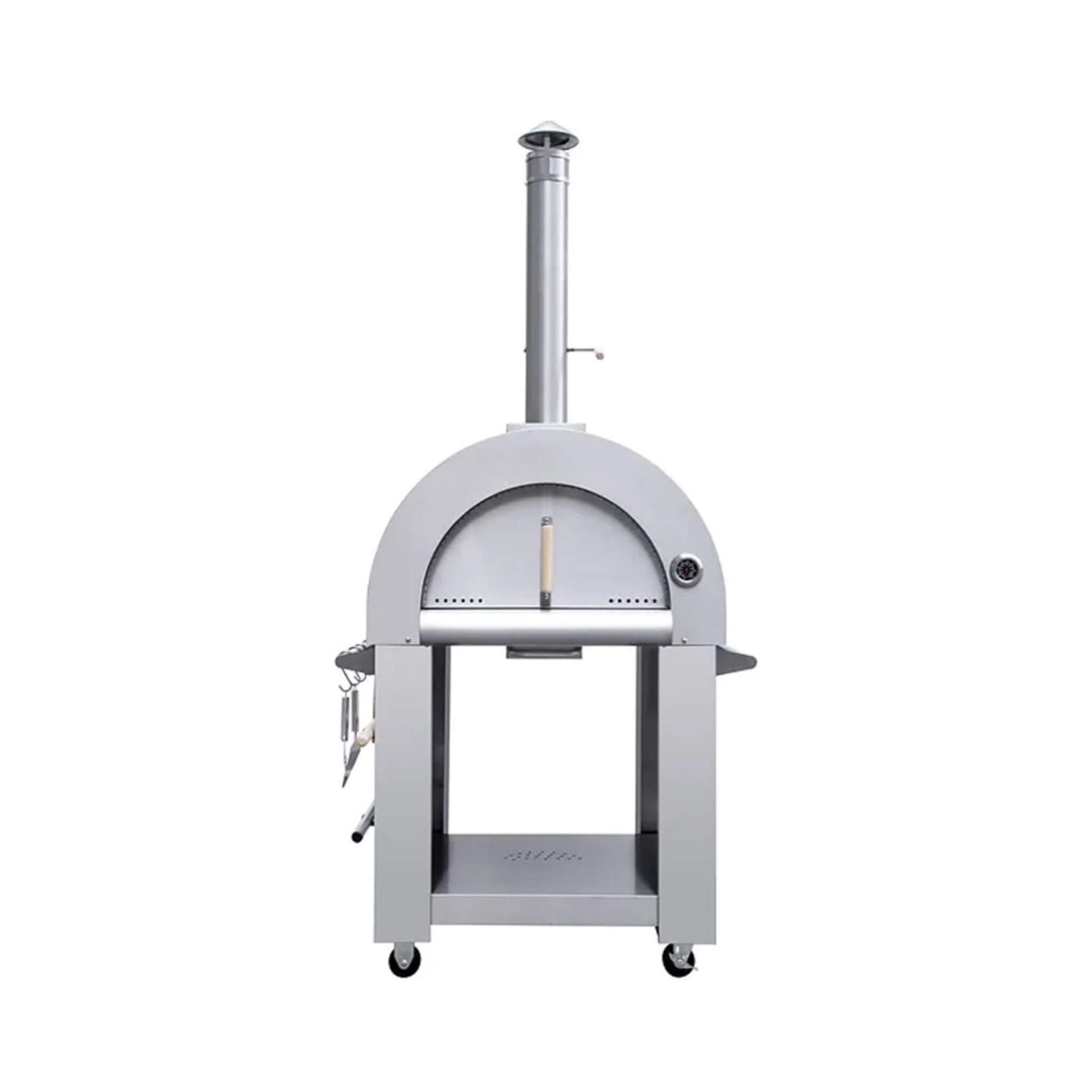 KoKoMo Grills Premium 32-Inch Stainless Steel Wood Fired Pizza Oven [KO-PIZZAOVEN] (SAK92618)