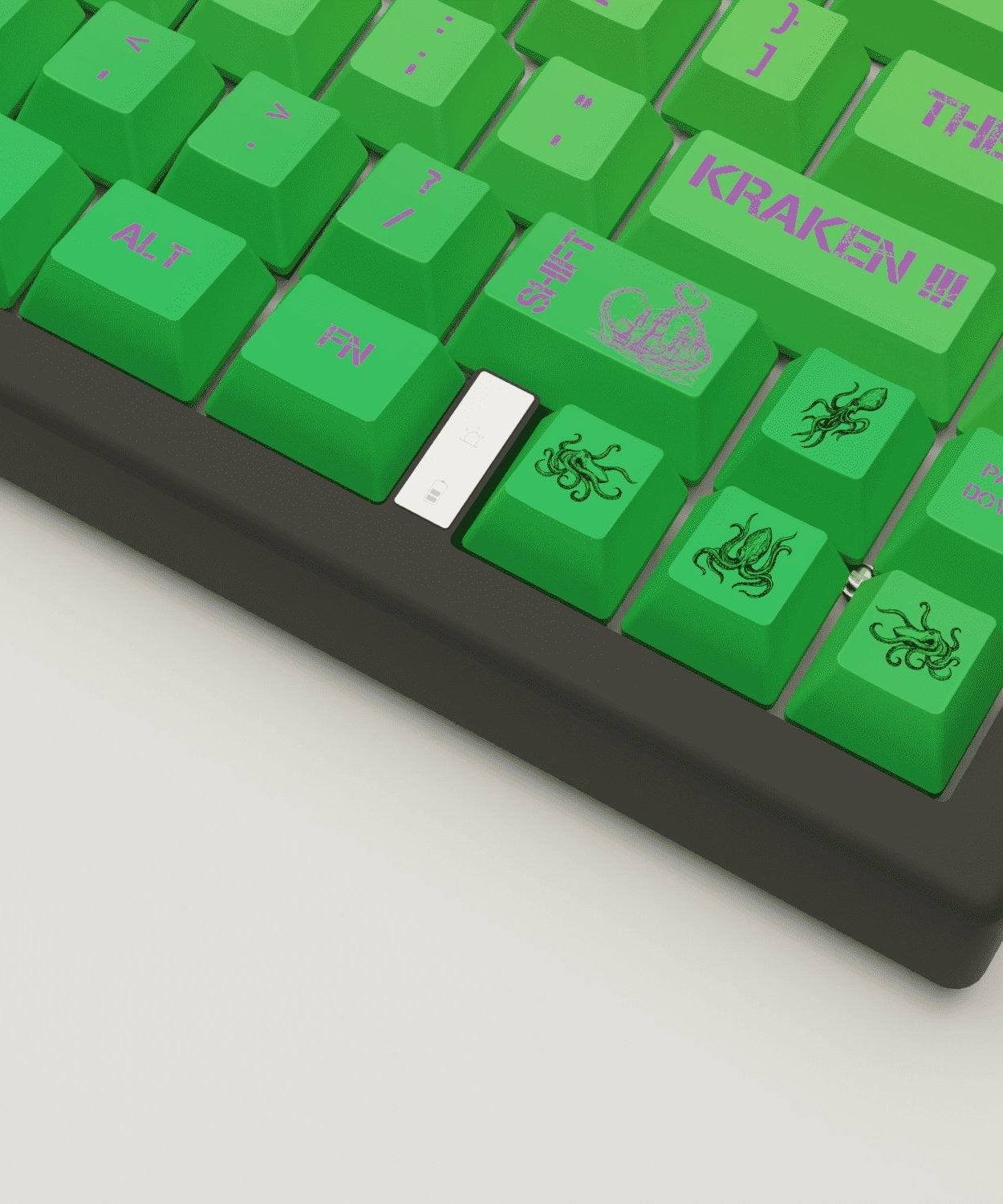 Kraken Design Keycaps and Mechanical Keyboard