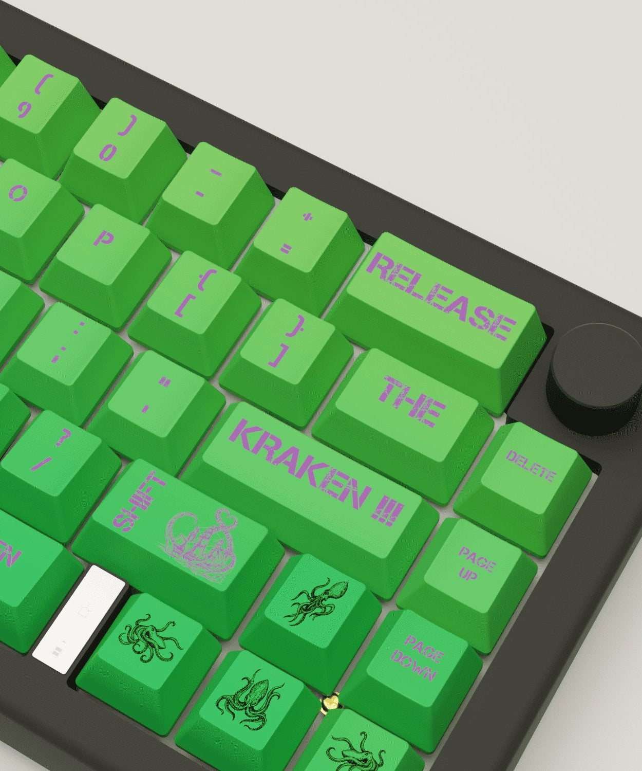 Kraken Design Keycaps and Mechanical Keyboard