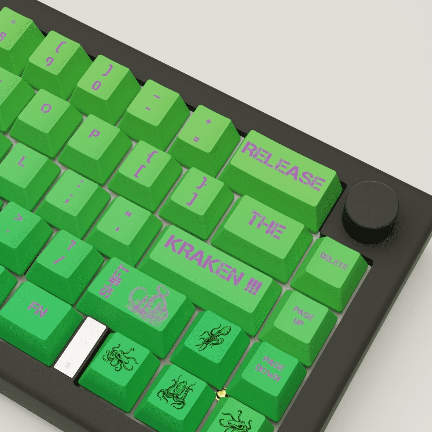 Kraken Design Keycaps and Mechanical Keyboard