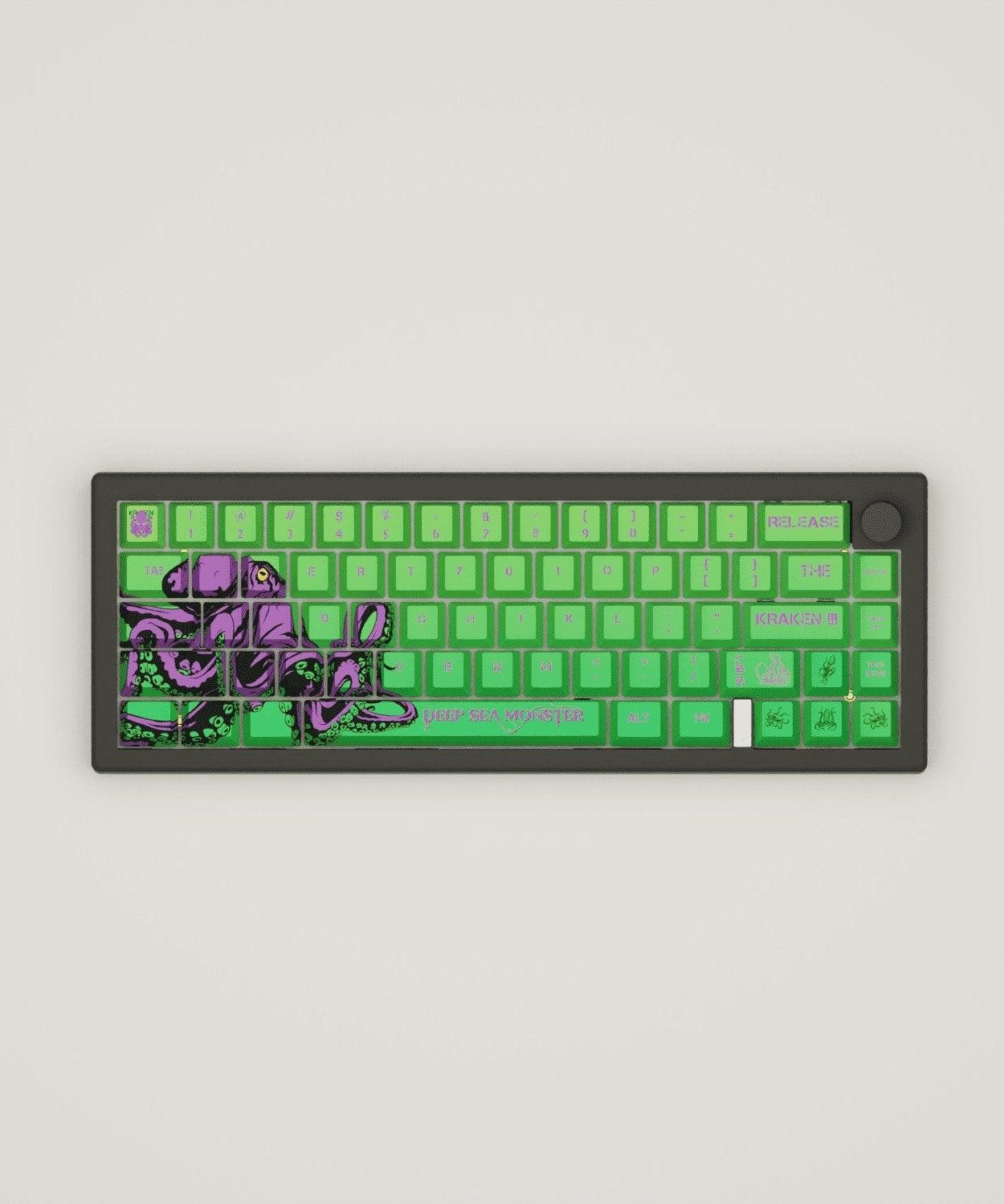Kraken Design Keycaps and Mechanical Keyboard