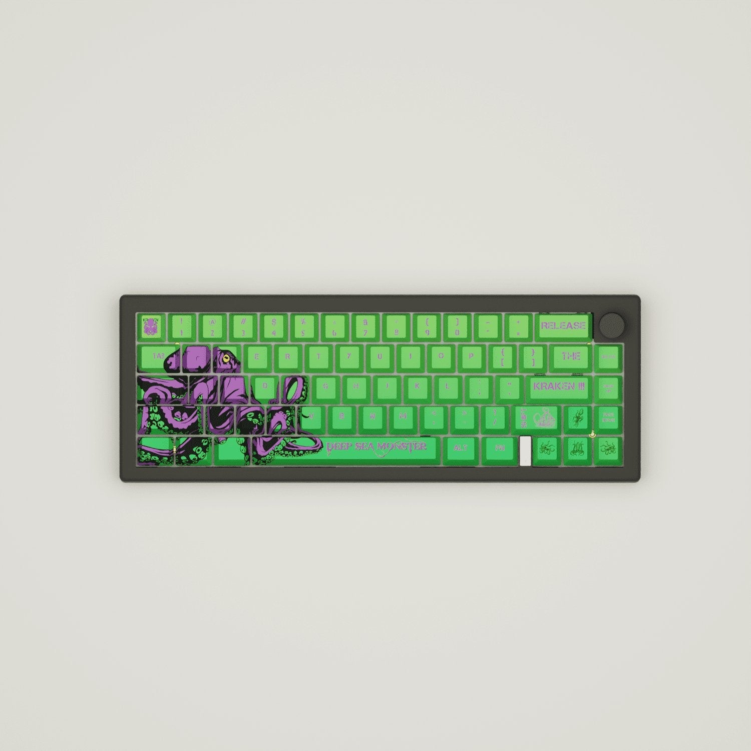 Kraken Design Keycaps and Mechanical Keyboard
