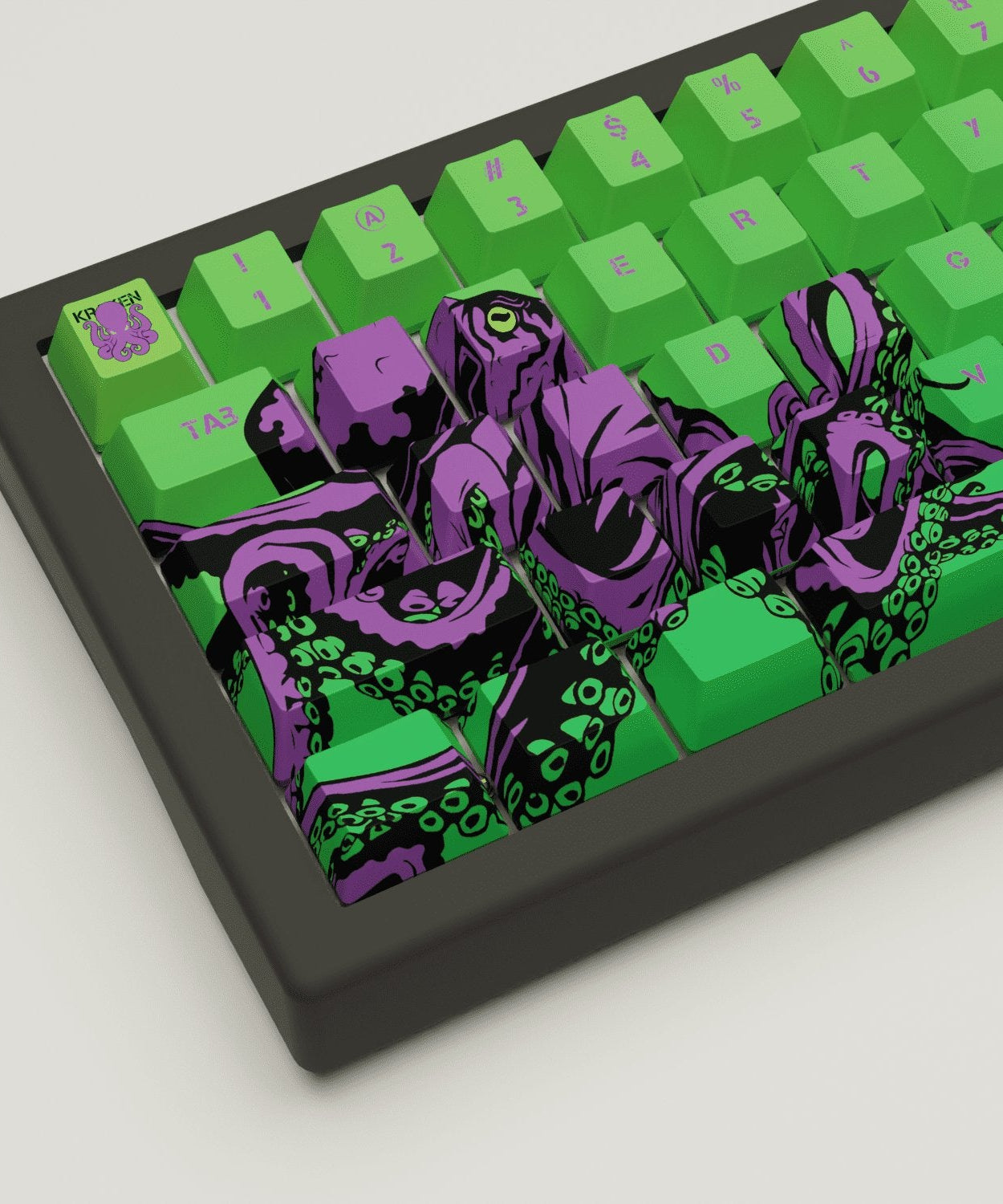 Kraken Design Keycaps and Mechanical Keyboard