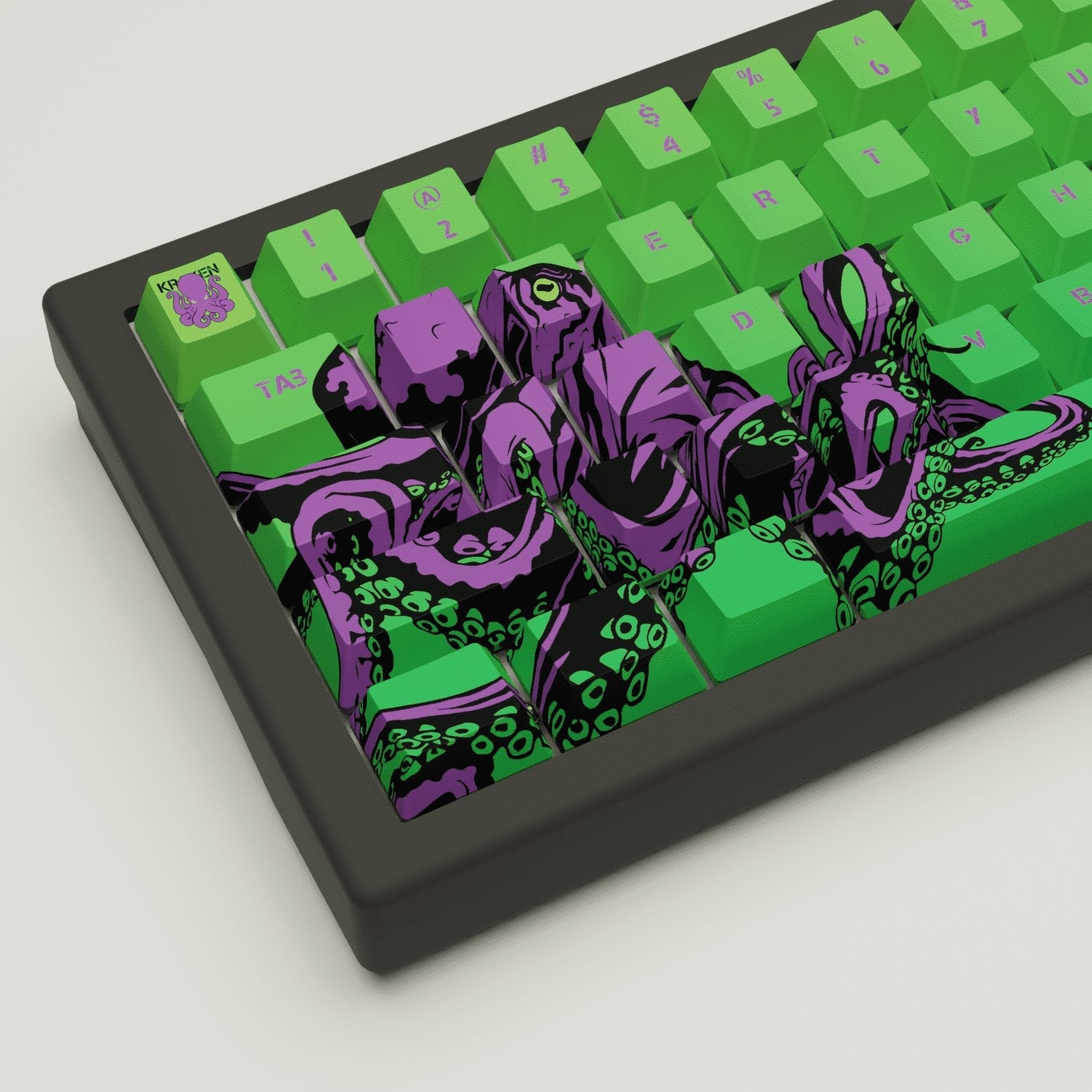 Kraken Design Keycaps and Mechanical Keyboard