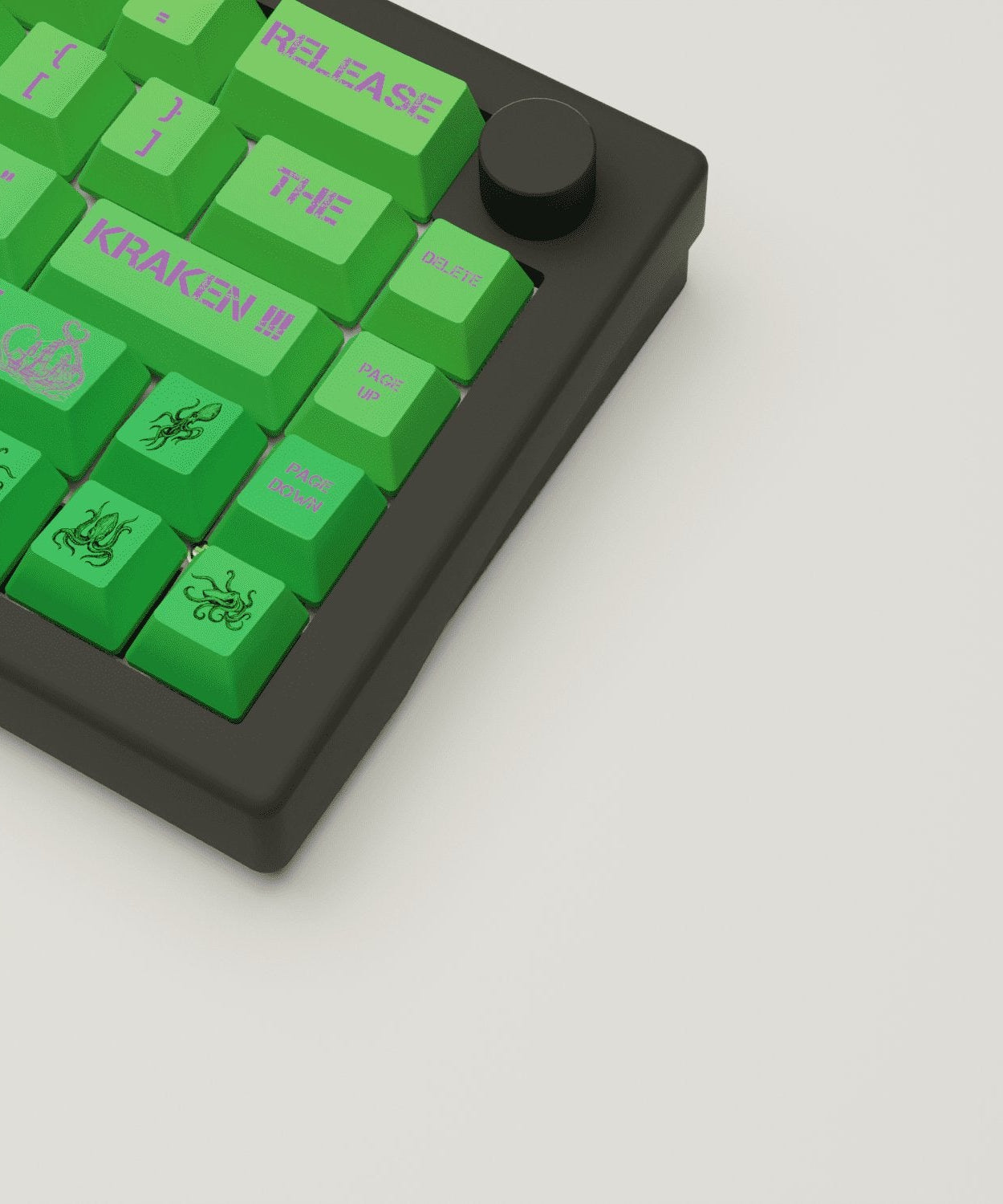 Kraken Design Keycaps and Mechanical Keyboard