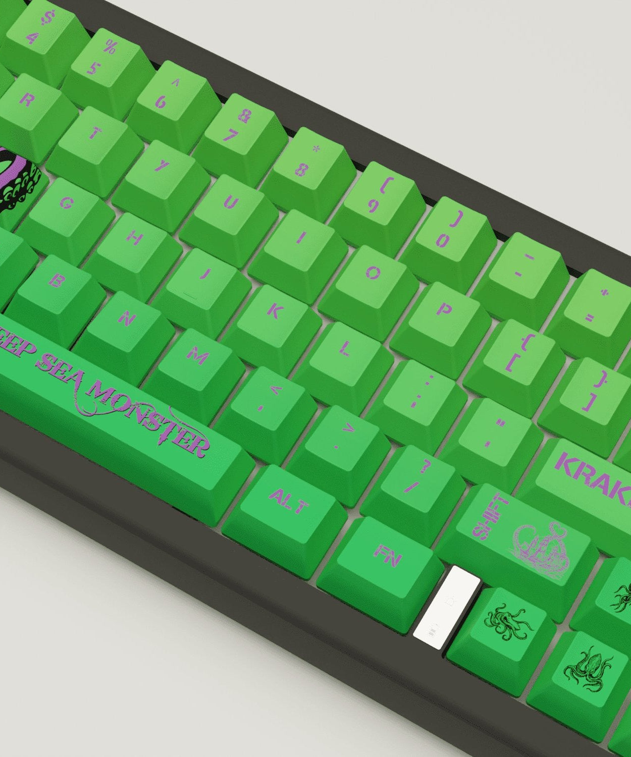 Kraken Design Keycaps and Mechanical Keyboard