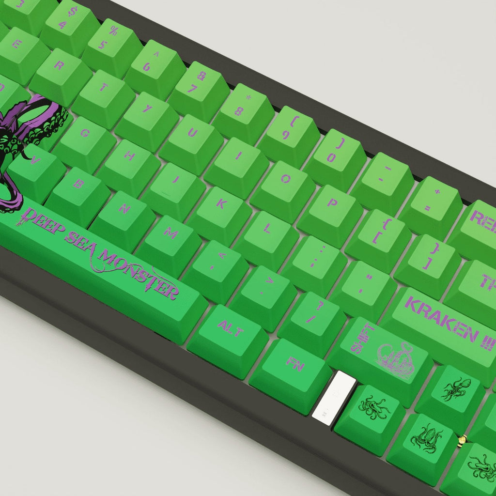 Kraken Design Keycaps and Mechanical Keyboard