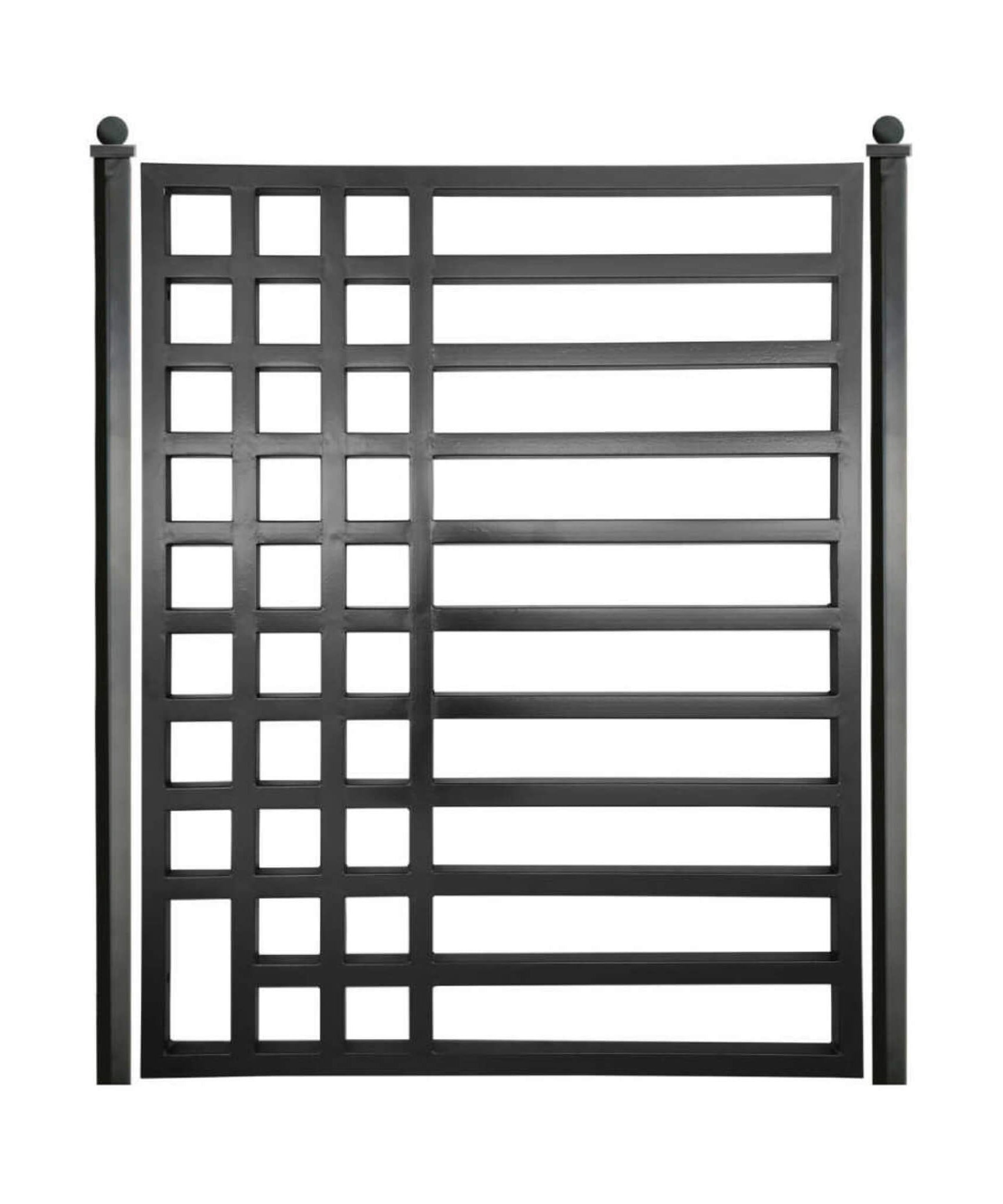 5FT Heavy-Duty Kyiv-Style Powder-Coated Galvanized Steel Pedestrian Gate (SAK45810)