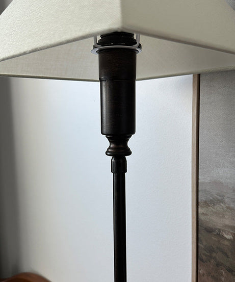 91 cm Elfenbeinfarbene verstellbare Tischleuchte
