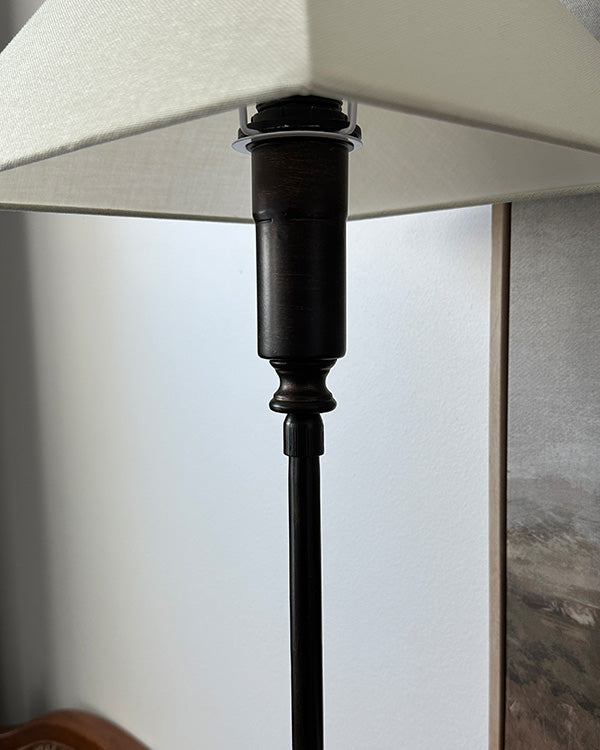 36 Inch Ivory Adjustable Table Lamp