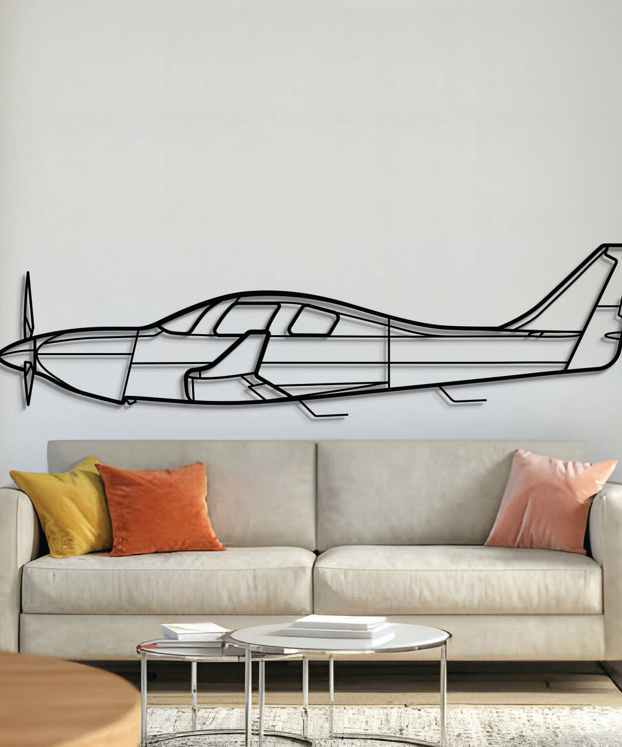 Lancair IV-P Metallflugzeug Wandkunst - NCP0433